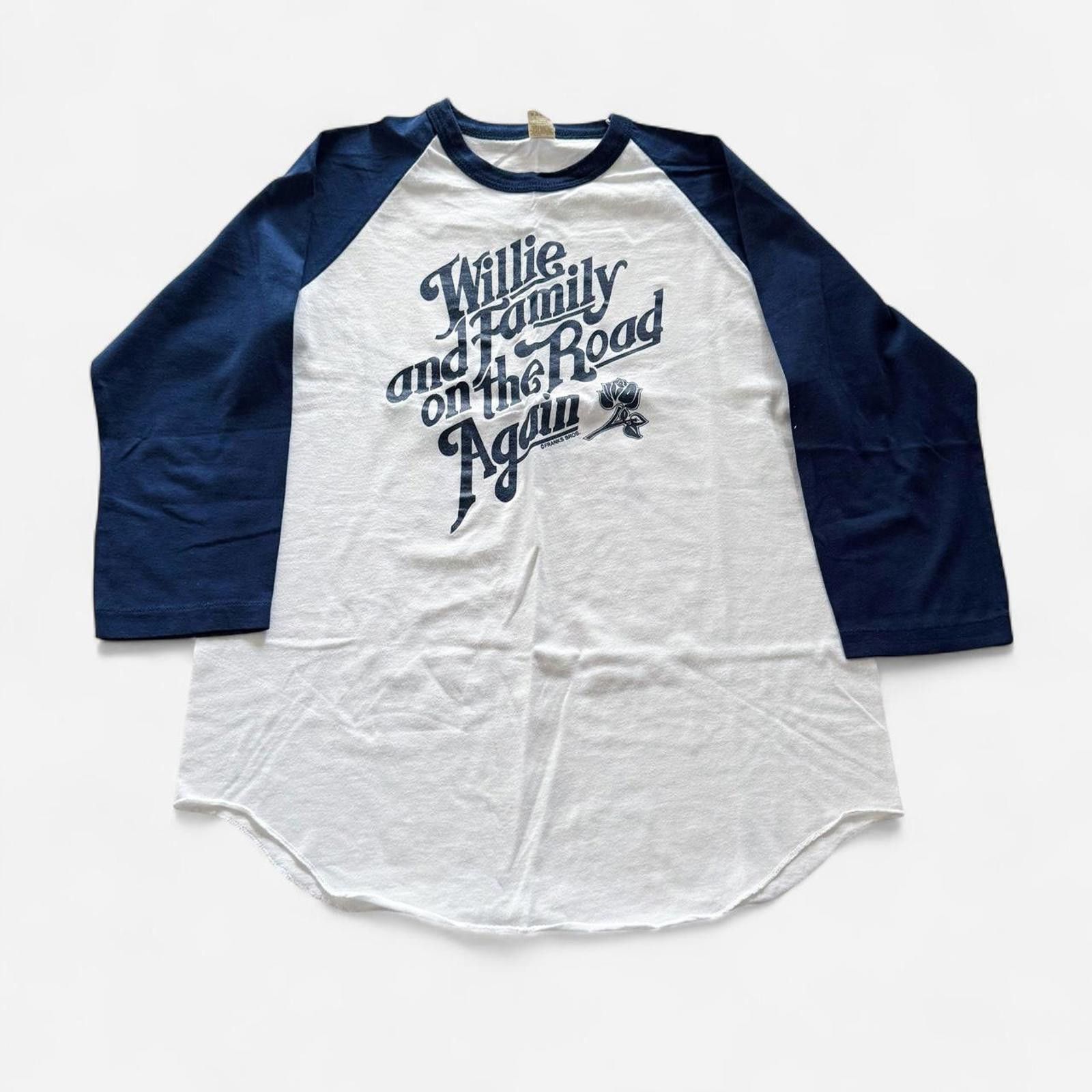 Other Vintage 80s Willie Nelson On the Road Again Raglan Concert Size US XL / EU 56 / 4 - 1 Thumbnail