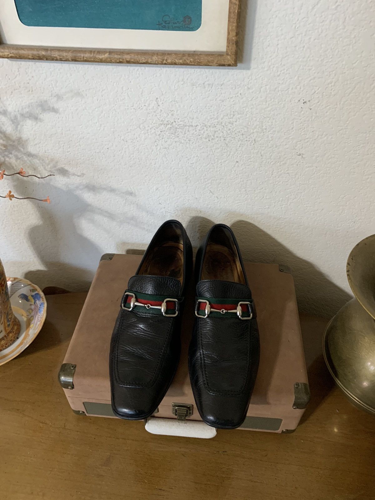 Gucci MOCA Pel S. Gomma Dollar loafers Size US 10 / EU 43 - 1 Thumbnail