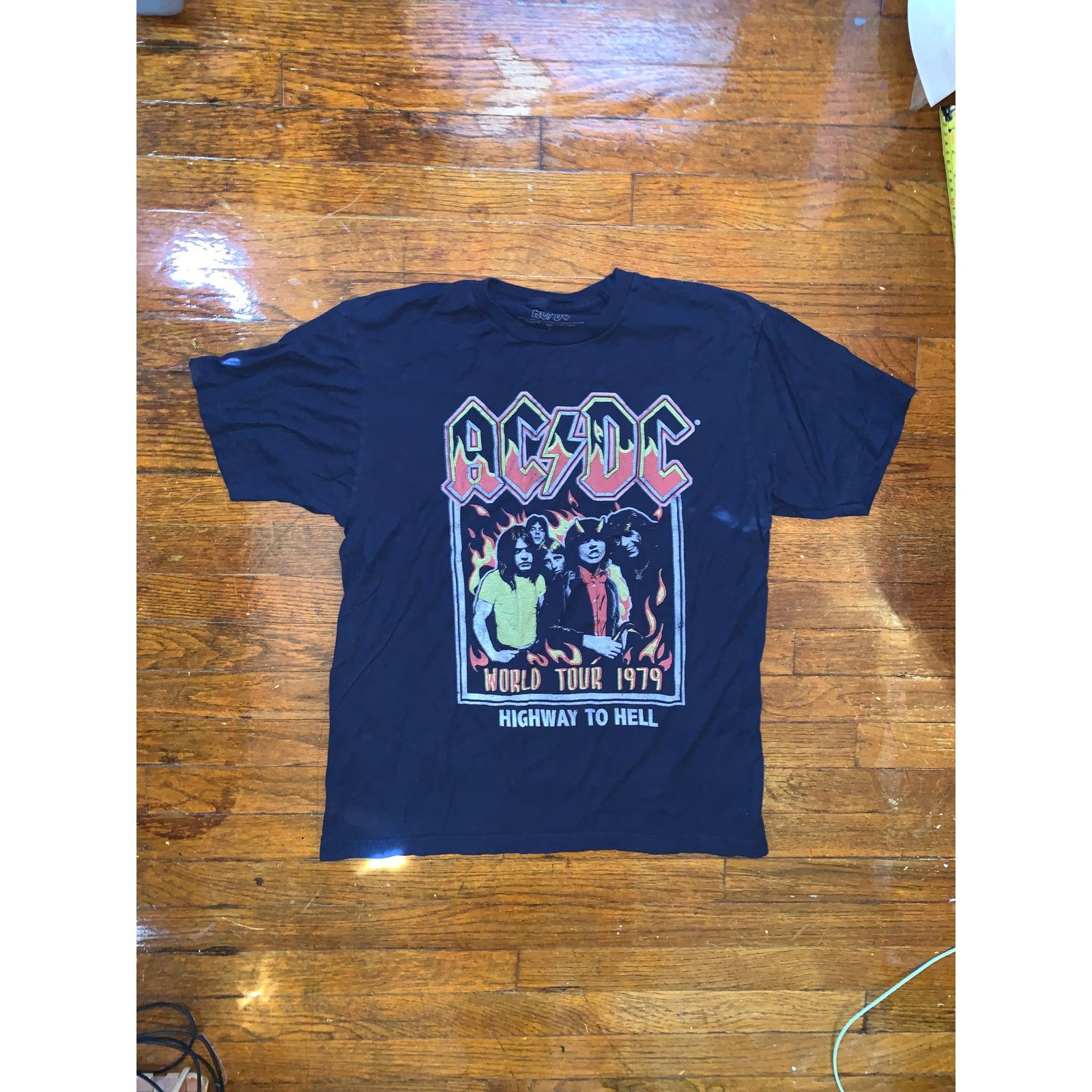 Band Tees × Other AC DC Highway To Hell 1979 World Tour T Shirt L Navy Rock Size US L / EU 52-54 / 3 - 2 Thumbnail
