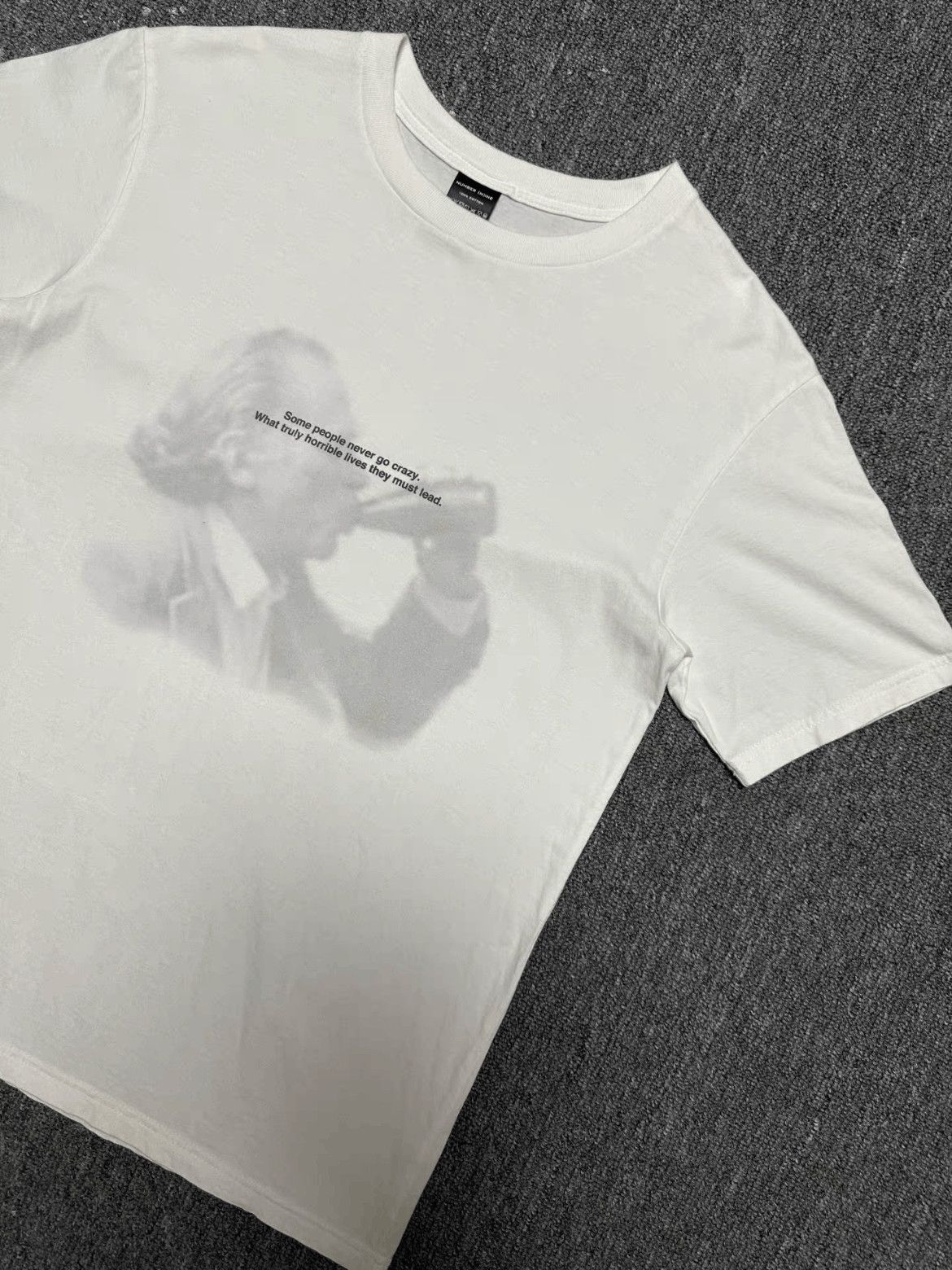 Number (N)ine Number (N)ine Sz 2 Number Nine Figure Print Slogan Tee-250 Size US M / EU 48-50 / 2 - 3 Thumbnail