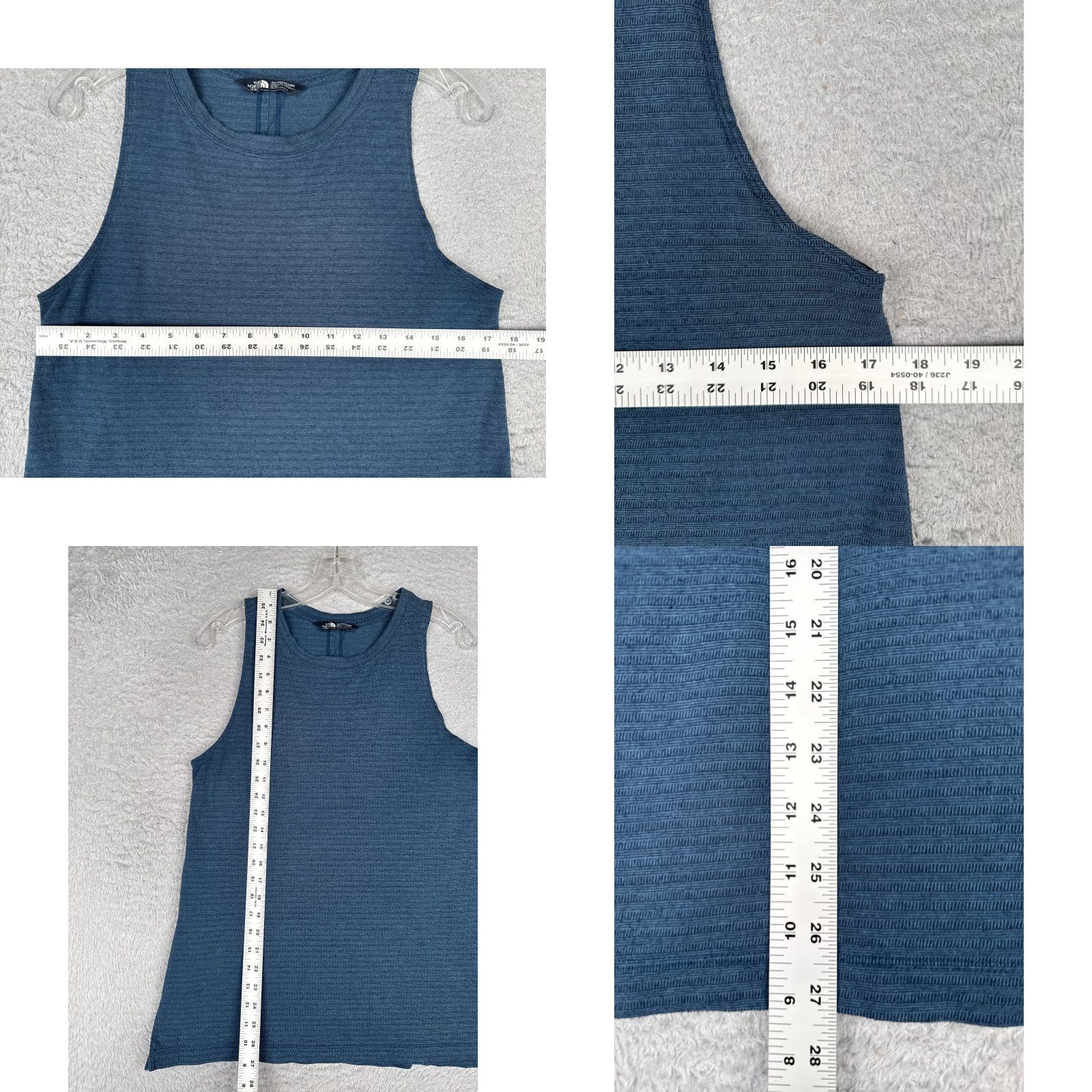 The North Face The North Face Shirt Women Medium Blue Tank Sleeveless Crew Neck Poly Blend Gym Size M / US 6-8 / IT 42-44 - 8 Thumbnail