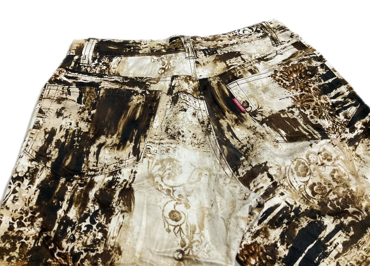 If Six Was Nine × Japanese Brand × Tornado Mart 🔥Y2K Archived Tornado Mart Flare Pants Tribal Acid JPG Size US 28 / EU 44 - 5 Thumbnail