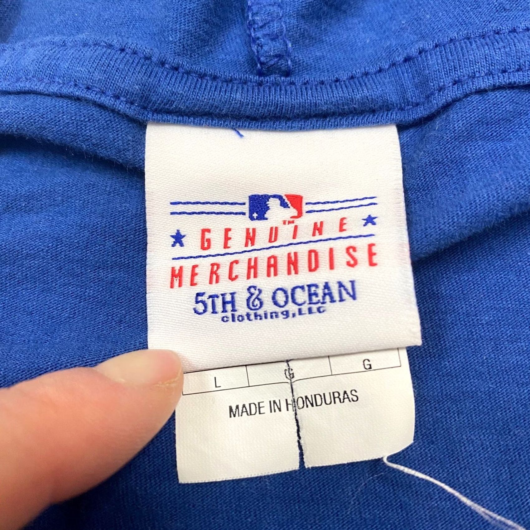MLB LA Dodgers Hoodie T Shirt Women's Large MLB Baseball 5th & Ocean Size L / US 10 / IT 46 - 6 Thumbnail