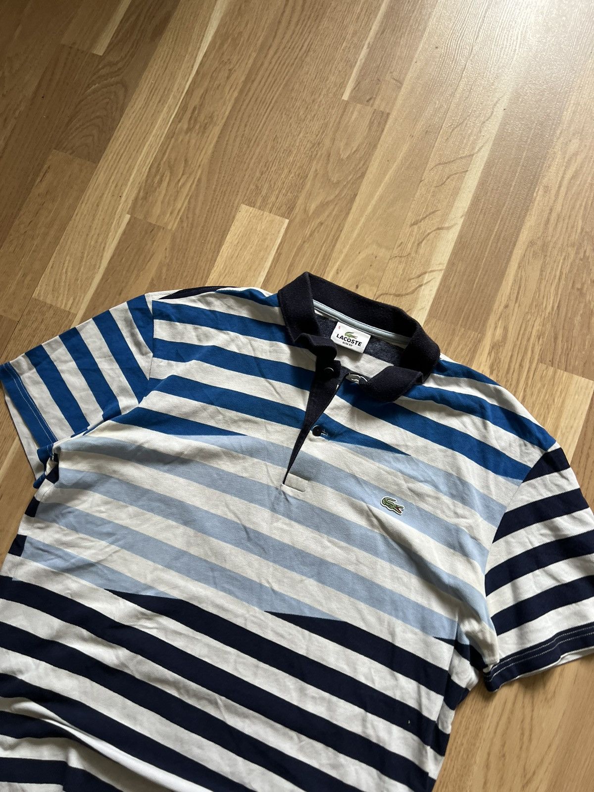 Lacoste Lacoste vintage striped polo t shirt y2k style old money 90s Size US L / EU 52-54 / 3 - 3 Thumbnail