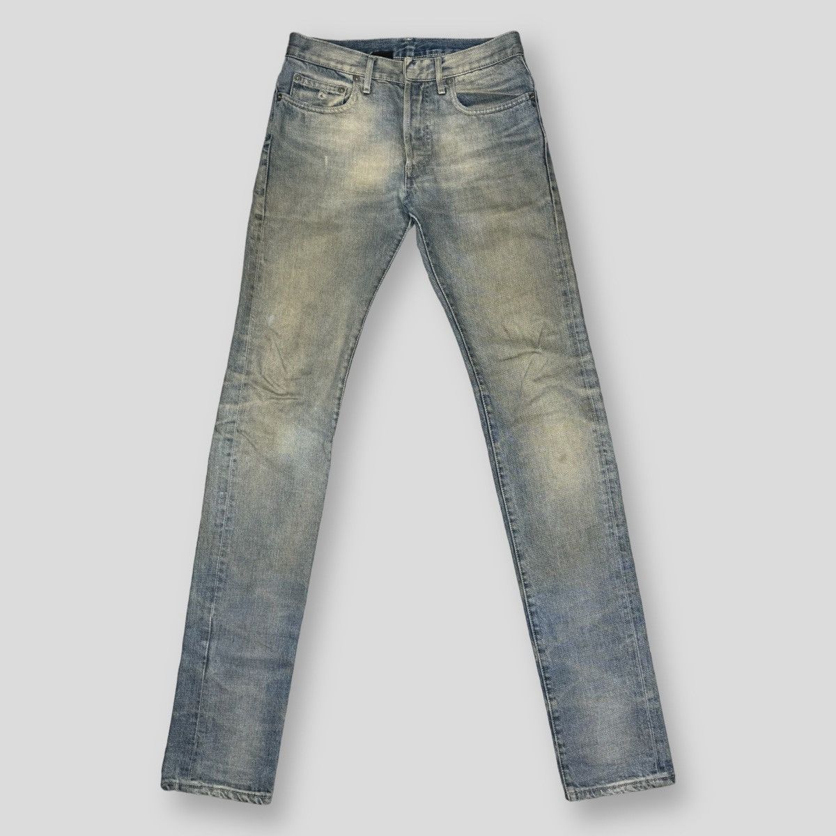 image of Dior Dirty Wash Denim in Light Denim, Men's (Size 28)