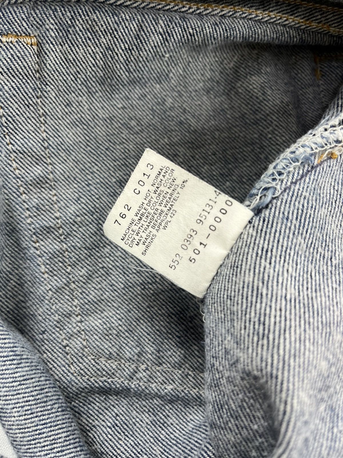 Levi's Vintage Clothing 🇺🇸1990s Vintage Levis 501XX 30x36 Straight Leg Blue Jeans Size US 30 / EU 46 - 12 Thumbnail