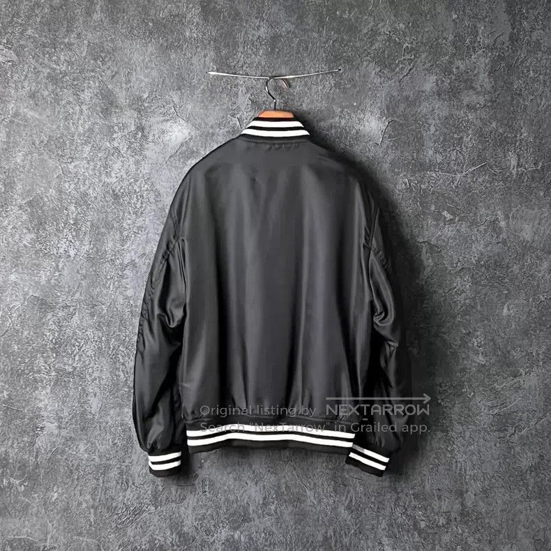 Versace Versace Letter-embroidered baseball collar jacket Size US S / EU 44-46 / 1 - 2 Thumbnail