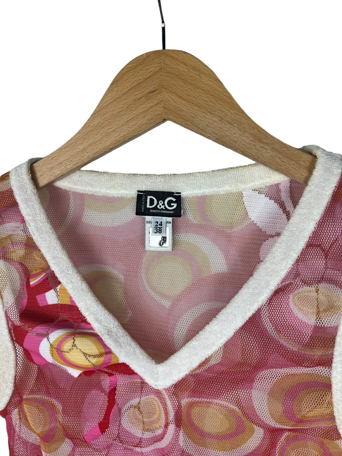 Dolce & Gabbana 2000 Dolce & Gabbana Mesh Tops Size XS / US 0-2 / IT 36-38 - 5 Thumbnail