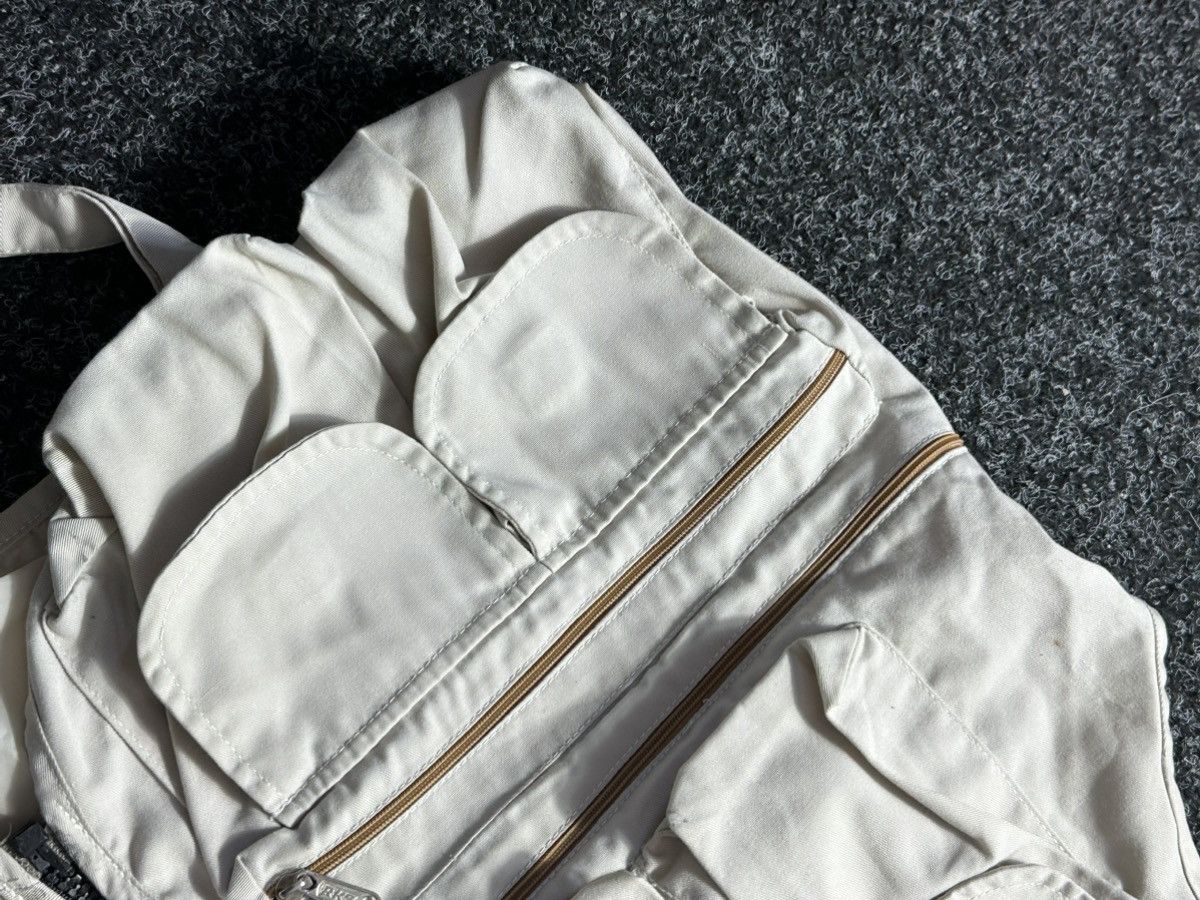 Japanese Brand 🚨RARE Multi Pocket Zipped Vest Y2K OUTDOOR ARHIVE BEIGE Size US M / EU 48-50 / 2 - 6 Thumbnail