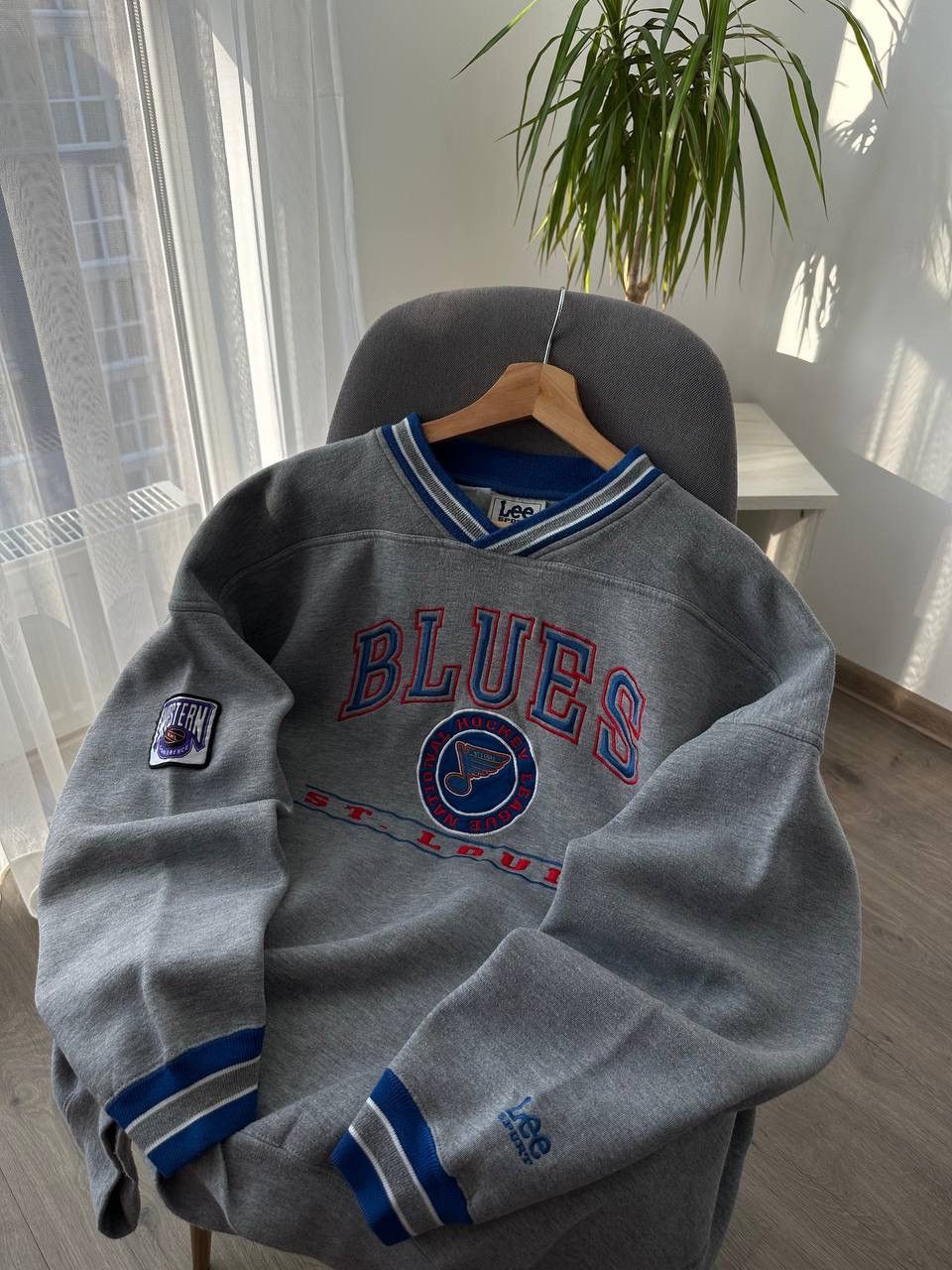 Japanese Brand × Vintage Vintage Blues St.Louis Gray Lee Sports Sweatshirt Size US L / EU 52-54 / 3 - 16 Thumbnail