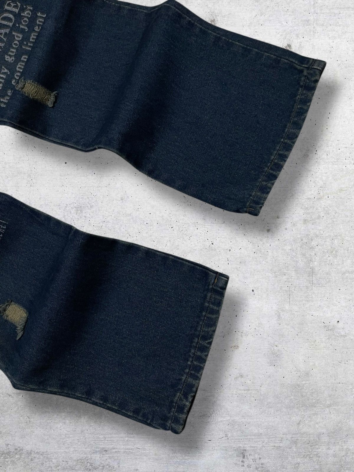 Hysteric Glamour LADY BLUE 1990S JAPAN DESIGNER EXPERIMENTAL POETIC DENIM Size US 29 - 4 Thumbnail