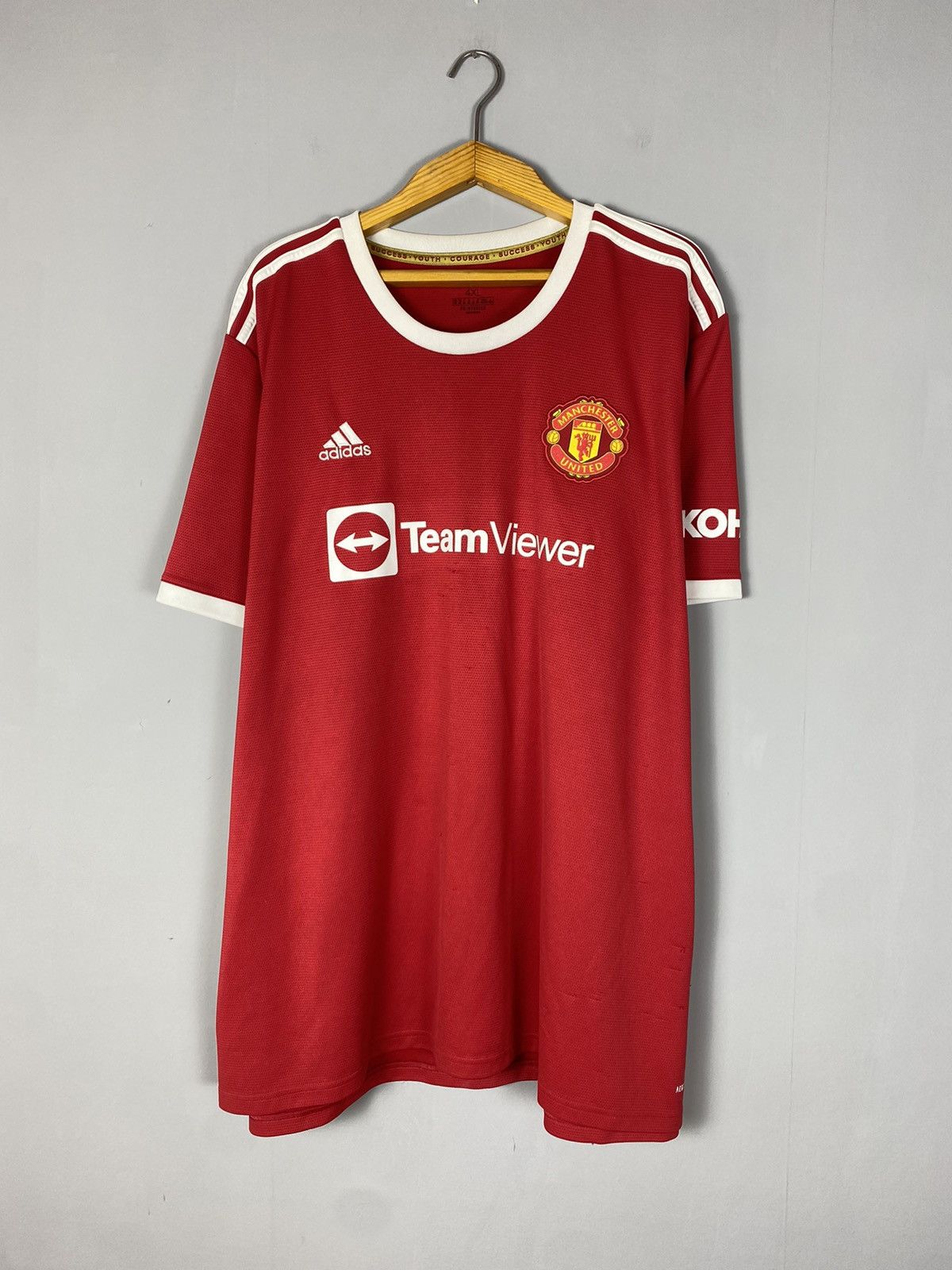 Vintage 2021-2022 Manchester United - Ronaldo #7 adidas shirt jersey Size US XXL / EU 58 / 5 - 2 Thumbnail