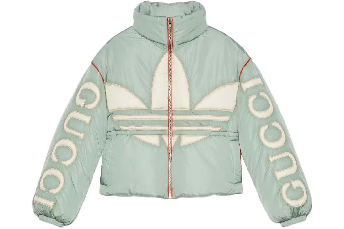 Gucci XS Gucci Adidas Jacket Padded Nylon Bomber Puffer Mint Green Size XS / US 0-2 / IT 36-38 - 1 Thumbnail