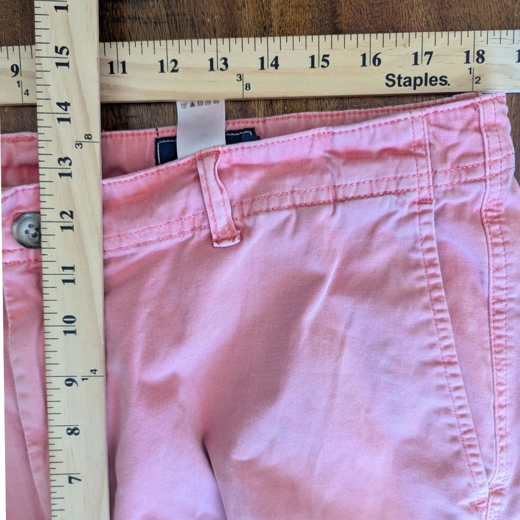 Vineyard Vines VINEYARD VINES Breaker Shorts Pink Salmon Cotton Stretch Chino Mens 38 Regular Mid Rise Knit 9in Inseam Zip Front Button Logo Pockets Solid Vintage No Size US 38 / EU 54 - 5 Thumbnail