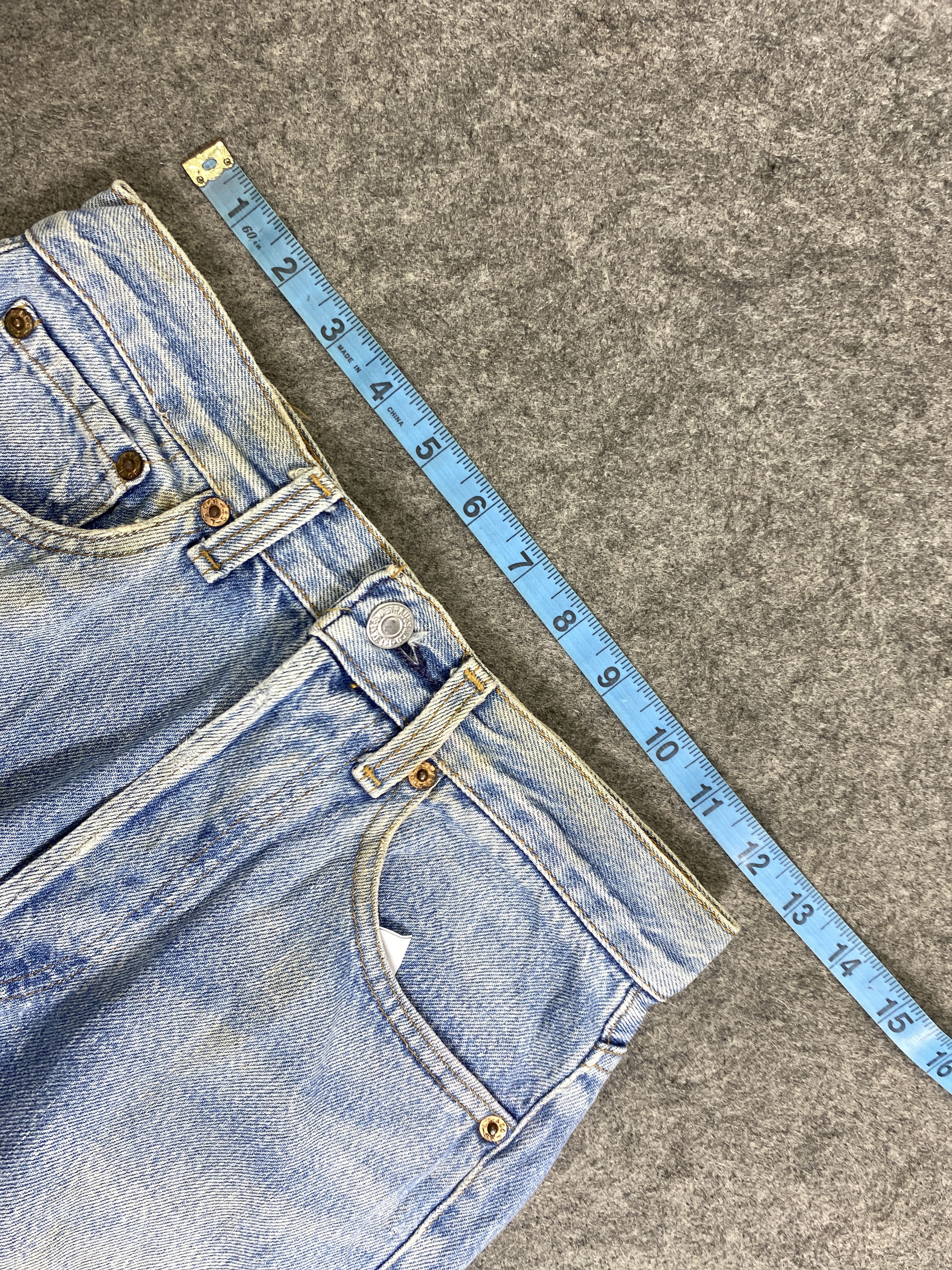 Levi's Light Blue Wash Vintage Levis 501 Jeans 26x26.5 - JN3086 Size US 26 / EU 42 - 5 Thumbnail