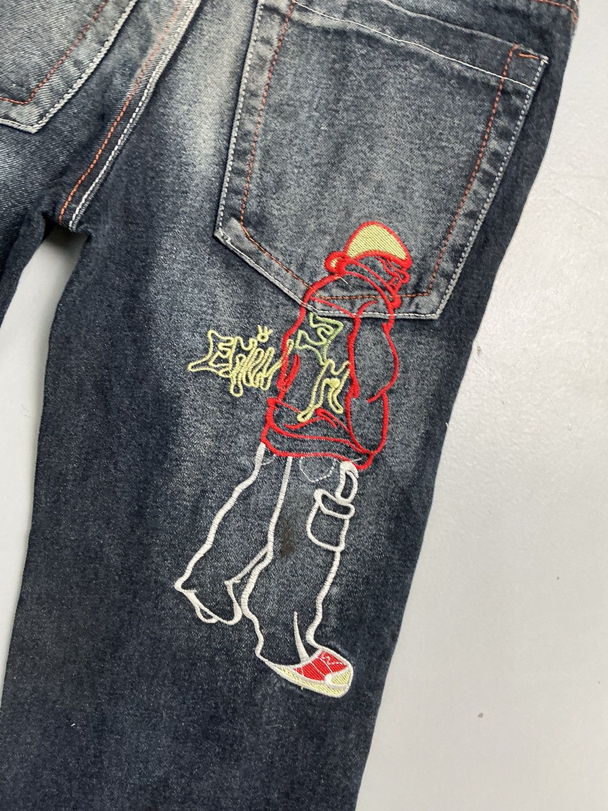 Southpole Vintage Y2K embroidered cargo denim Size US 28 / EU 44 - 10 Thumbnail