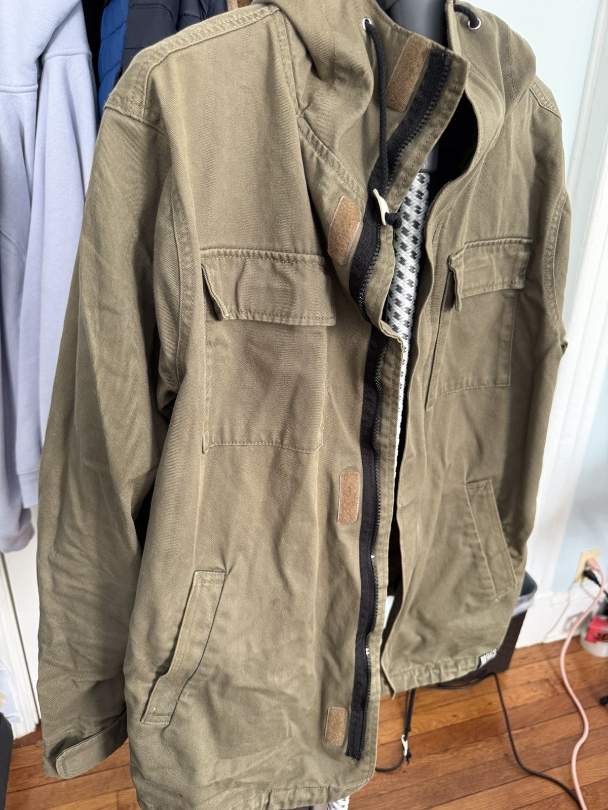 Divided H&M Divided Army Green Hooded Parka Size US M / EU 48-50 / 2 - 3 Thumbnail