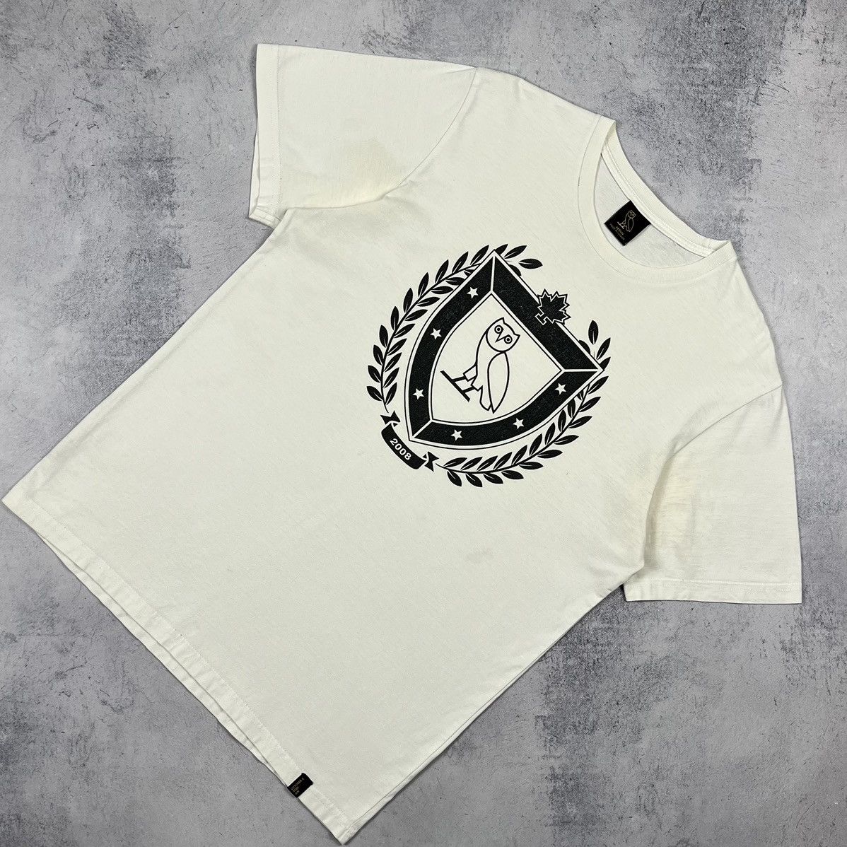 Drake Vintage Drake OWO Octobers Very Owl big logo rap tee 2008 Size US M / EU 48-50 / 2 - 1 Thumbnail