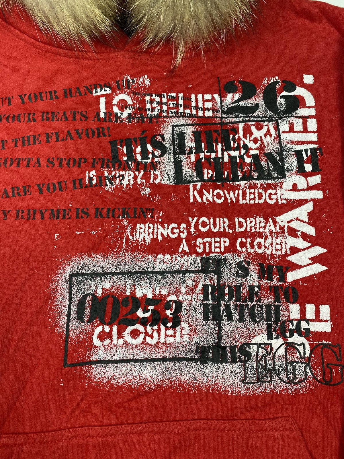 Hysteric Glamour Fur hoodie sorridere poem ifsixwasnine style Size US M / EU 48-50 / 2 - 3 Thumbnail