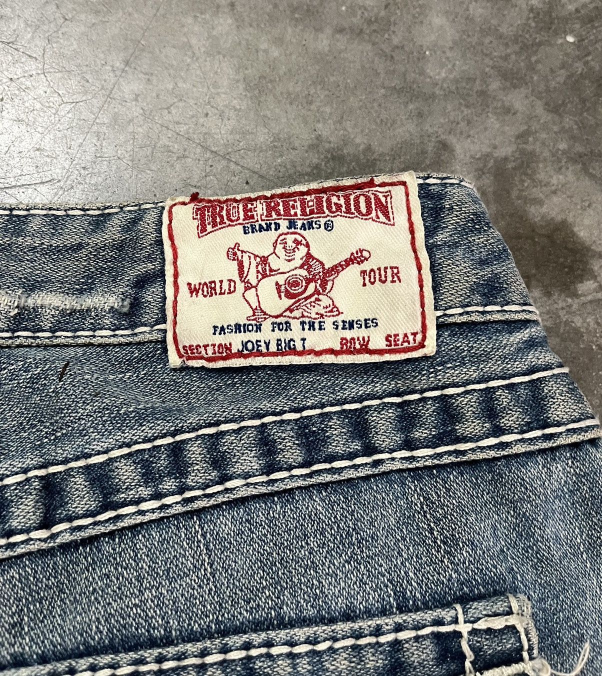 True Religion Flare Jeans TRUE RELIGION distressed low rise twist leg Size US 28 / EU 44 - 16 Thumbnail