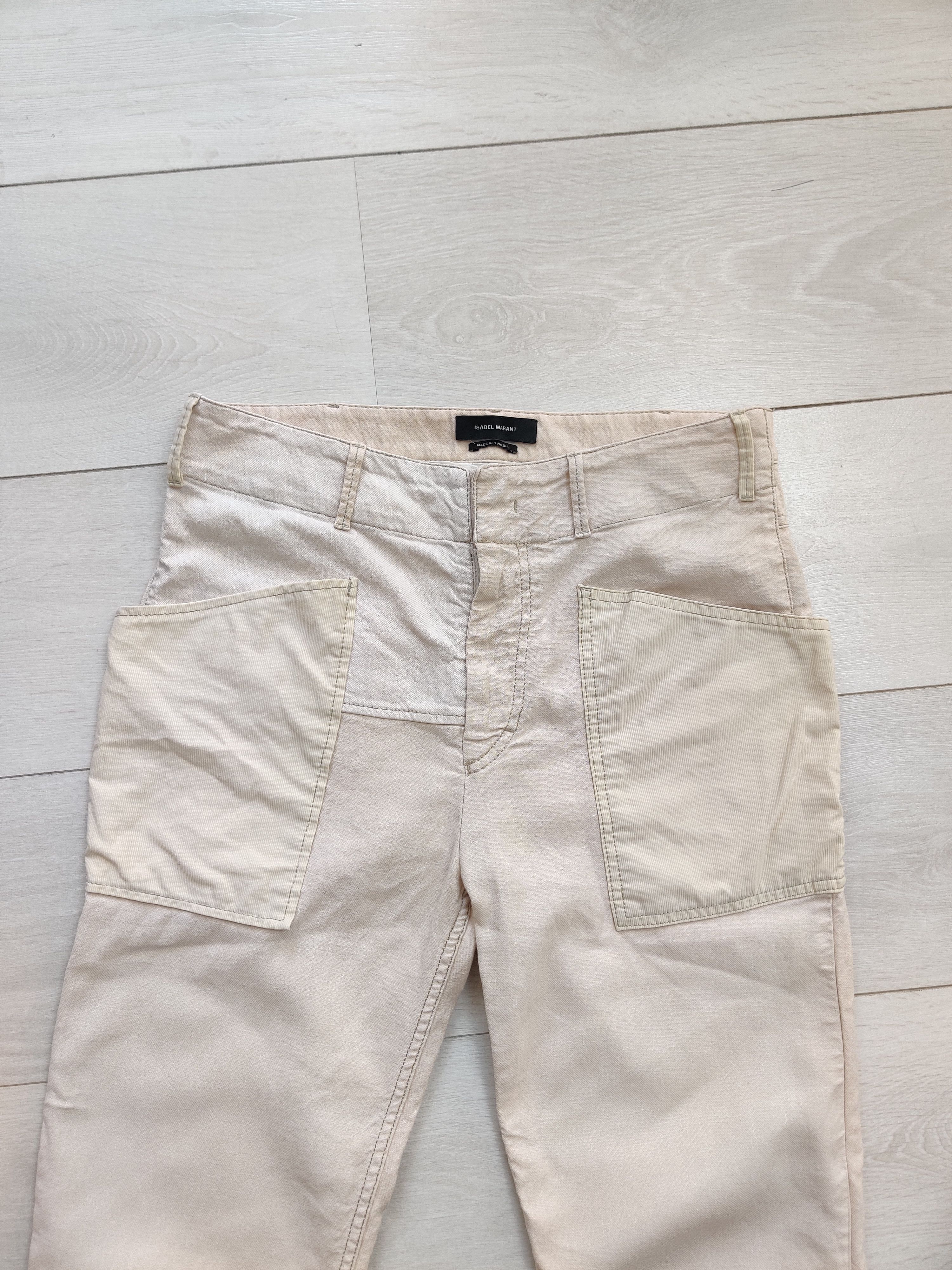 Isabel Marant Isabel Marant lightweight beige avant garde pants Size 27" / US 4 / IT 40 - 3 Thumbnail