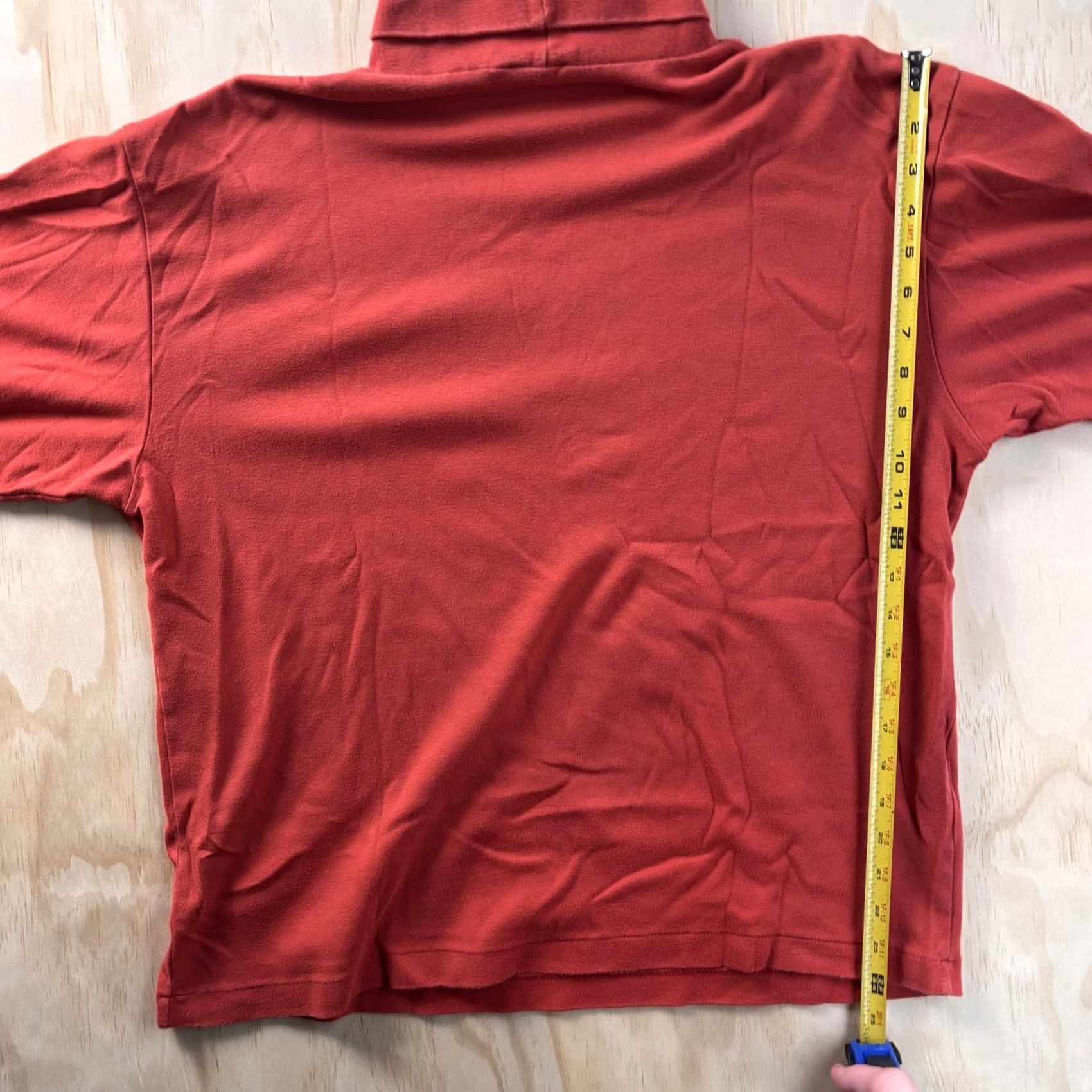 Gap VINTAGE Gap Shirt Mens Large Red Turtleneck Long Sleeve Solid Basic Casual Top Pullover Size US L / EU 52-54 / 3 - 5 Thumbnail