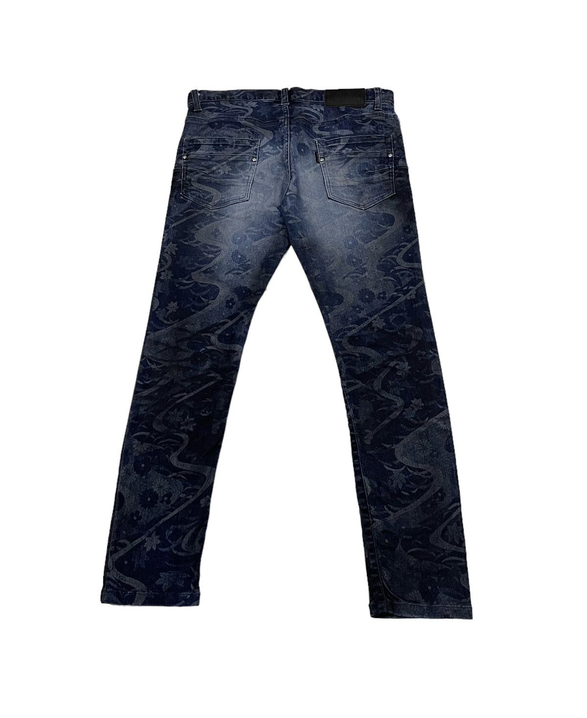 14th Addiction Tornado Mart Japan Skinny Waxed Jeans Size US 33 - 5 Thumbnail