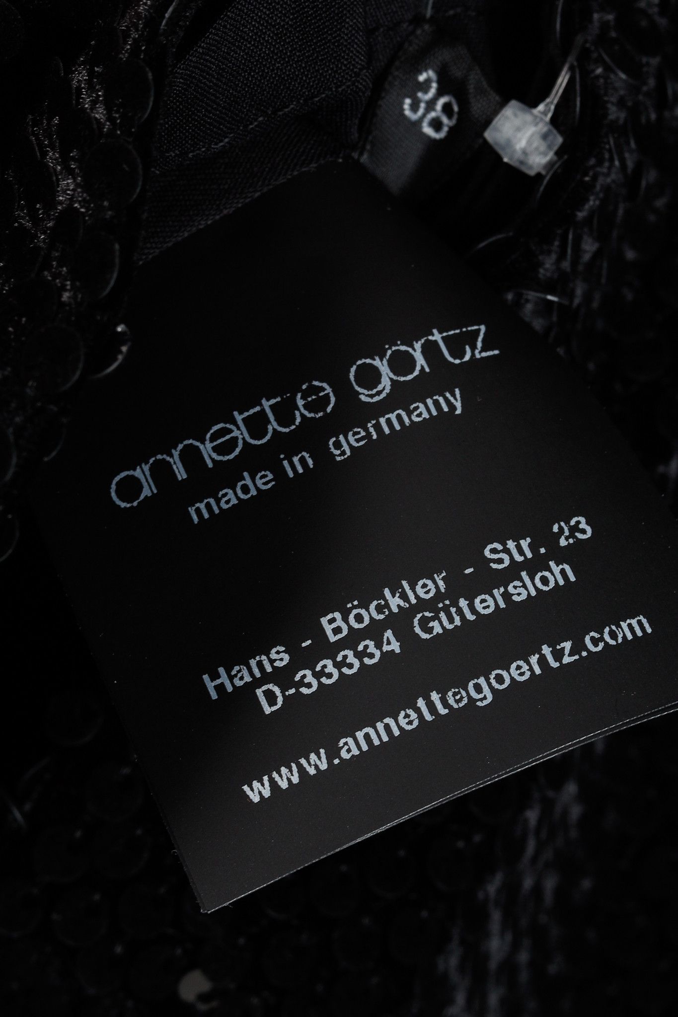 Annette Gortz Annette Gortz AW/14 Siri Velvet-Sequin 3/4 Sleeve Dress Size M / US 6-8 / IT 42-44 - 10 Thumbnail