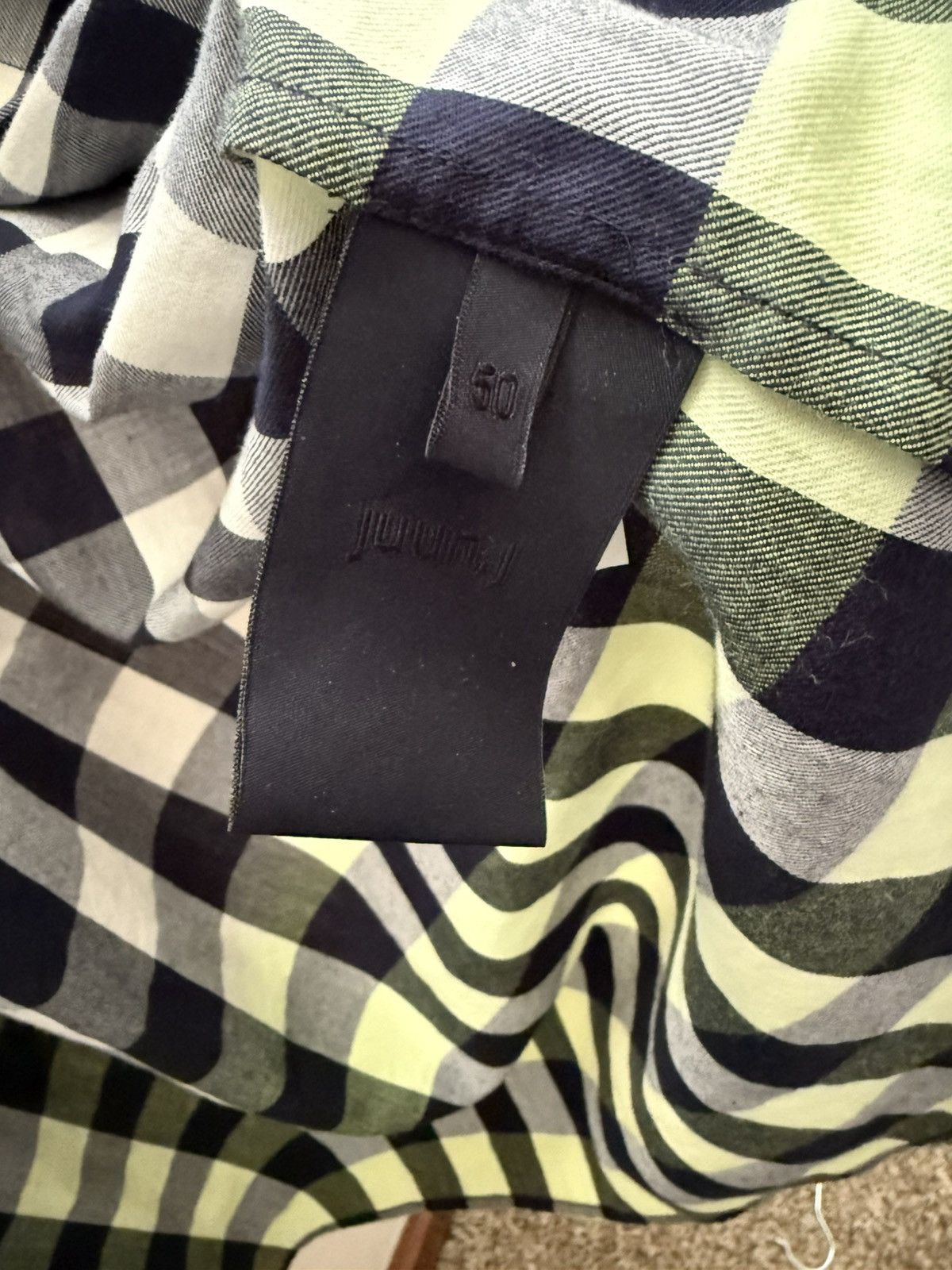 Juun.J Juun.j plaid shirt 2in1 Size US M / EU 48-50 / 2 - 16 Thumbnail
