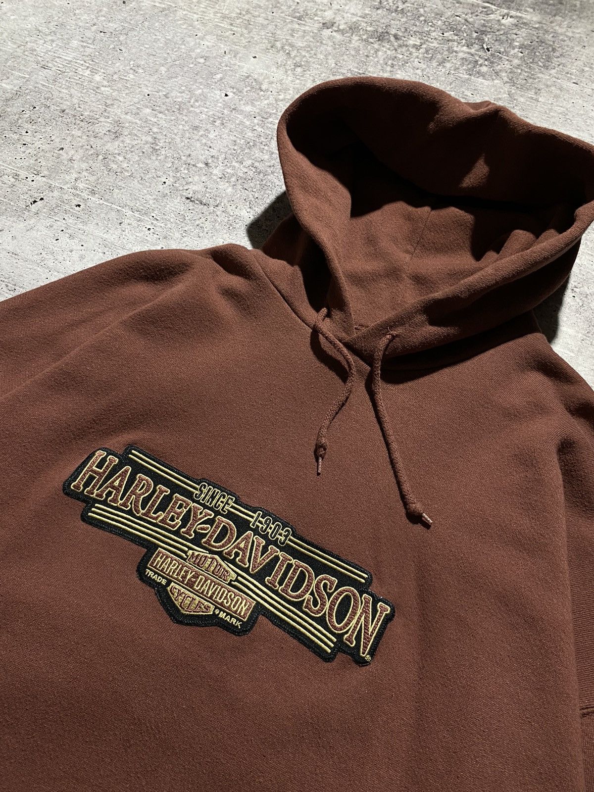 Harley Davidson × Vintage Vintage Harley Davidson Hoodie Size US XL / EU 56 / 4 - 5 Thumbnail