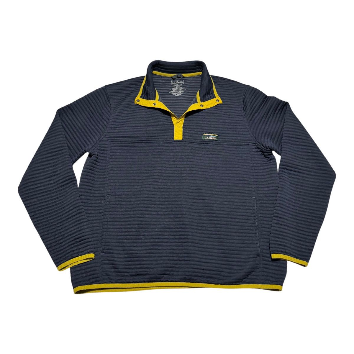 L.L. Bean L.L. Bean Airlight Slightly Fitted Navy Lime Men's Large Size US L / EU 52-54 / 3 - 1 Thumbnail