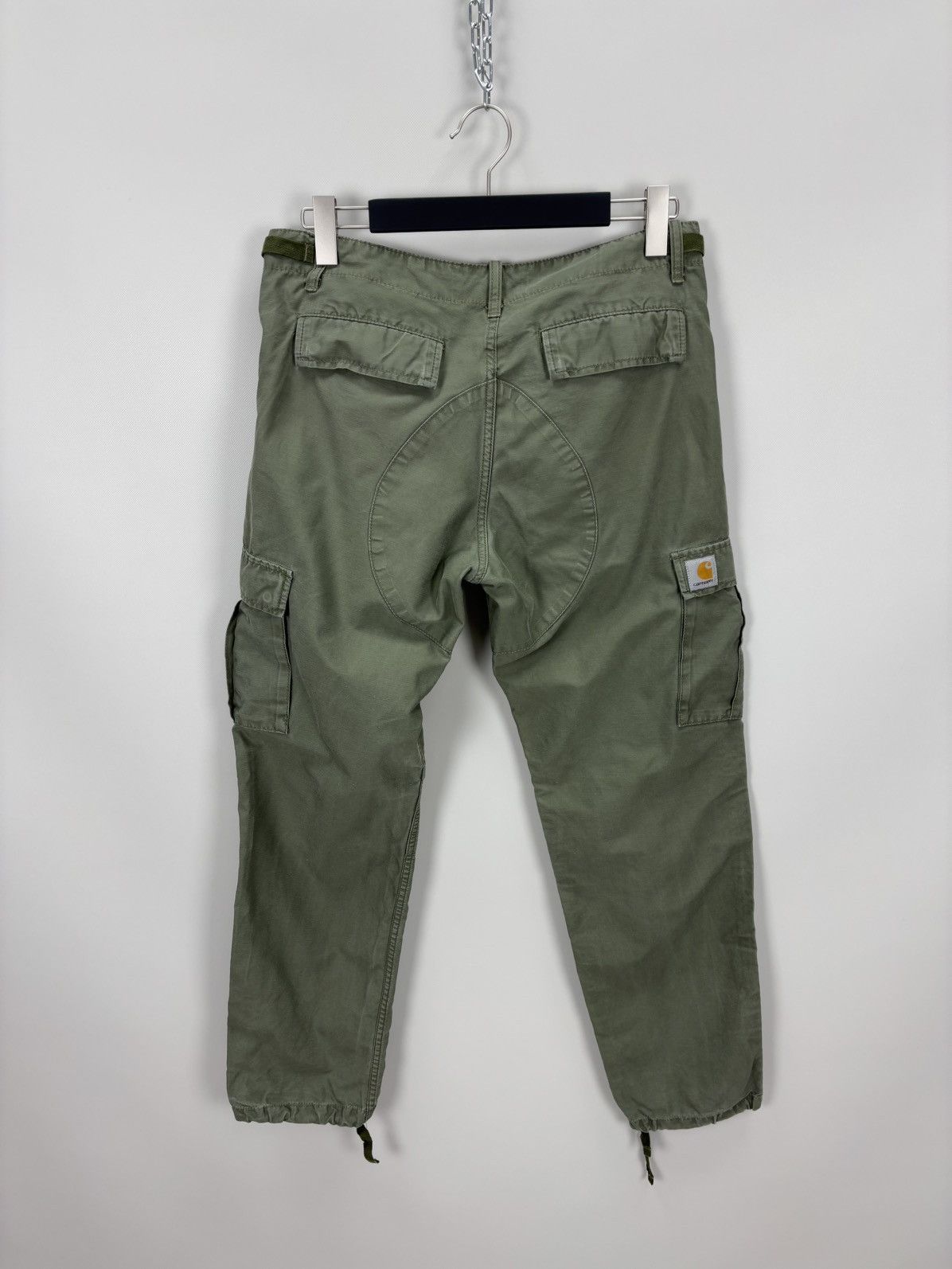 Carhartt Mens cargo pants Carhartt Size 32x32 Color Khaki Size US 32 / EU 48 - 6 Thumbnail