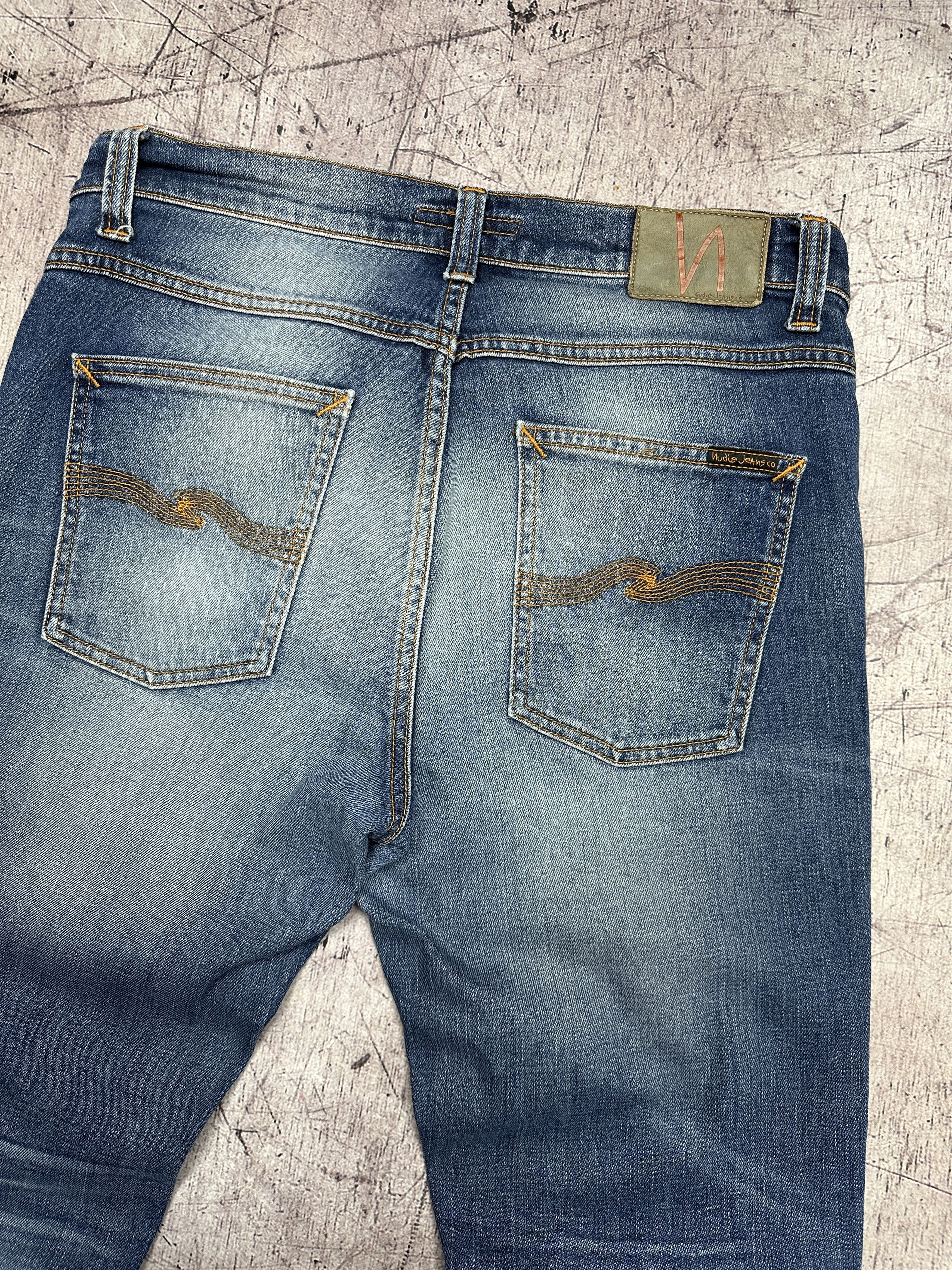 Nudie Jeans Nudie Jeans Lean Dean Mens Denim Pants Size US 32 / EU 48 - 2 Thumbnail