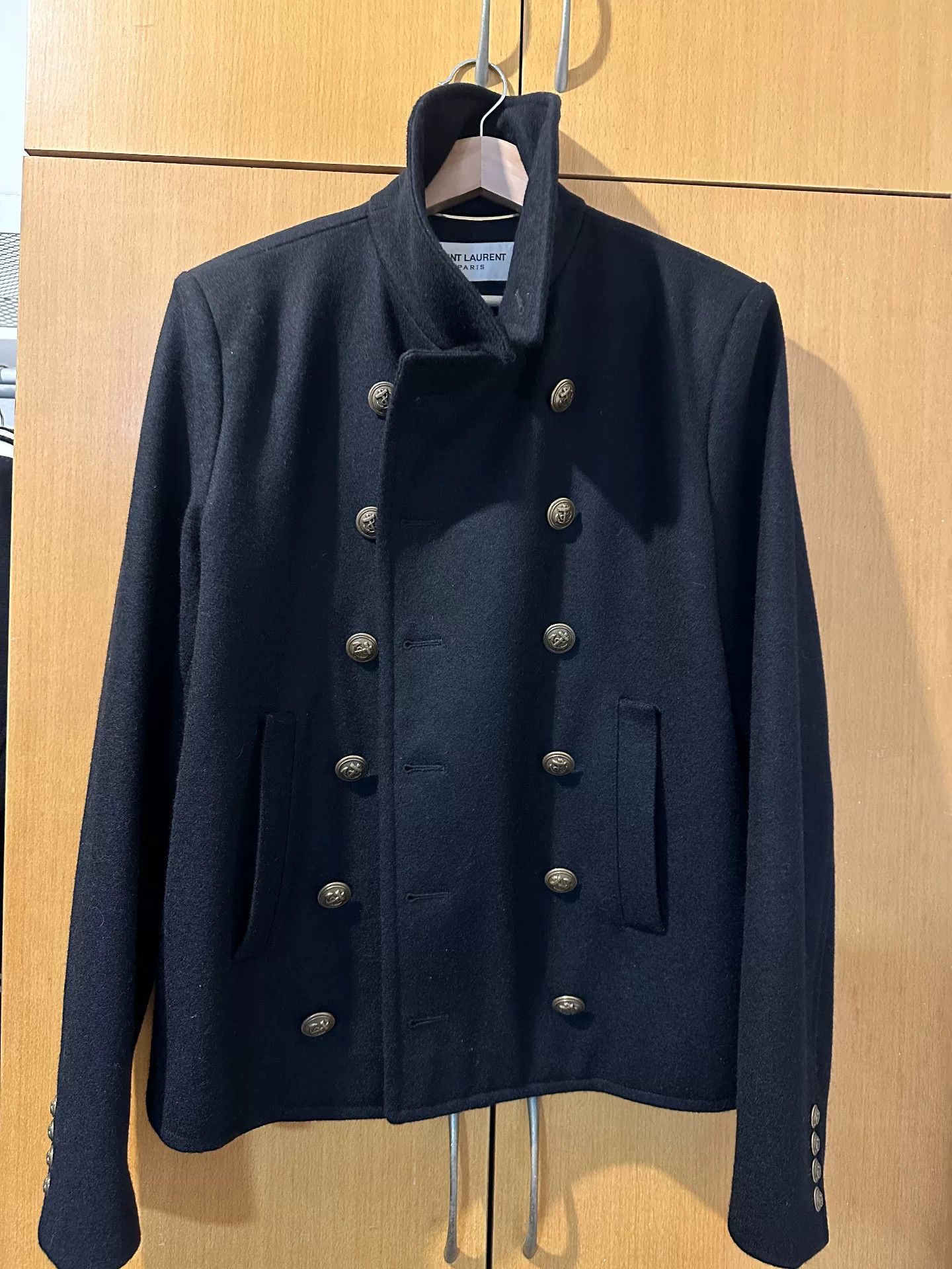 Saint Laurent Paris Saint Laurent 13FW Black Gold Button Jacket Size US L / EU 52-54 / 3 - 1 Thumbnail