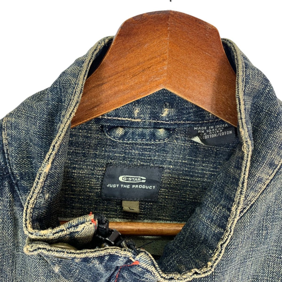 G-Star VINTAGE G-STAR RAW DENIM ZIPPER JACKET Size US L / EU 52-54 / 3 - 5 Thumbnail