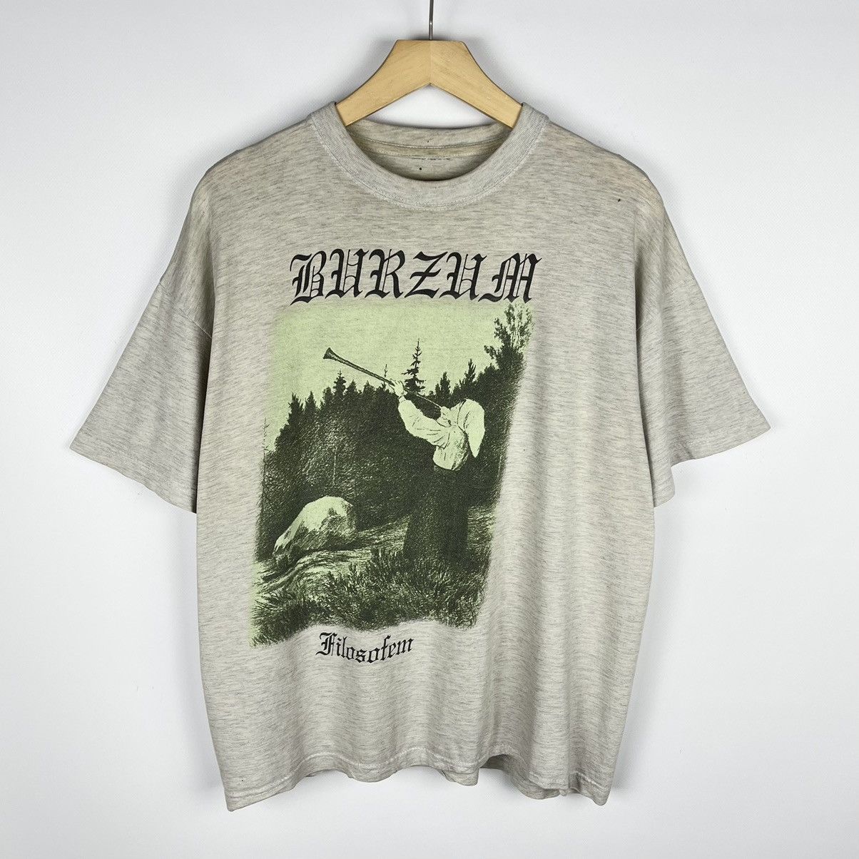 Band Tees Vintage Burzum Filosofem album rare rock band tee 1998 Size US M / EU 48-50 / 2 - 1 Thumbnail