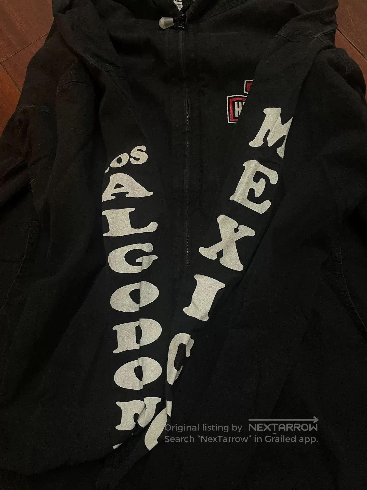 Vintage Vintage Harley Davidson Black Hoodie. Size US XS / EU 42 / 0 - 4 Thumbnail