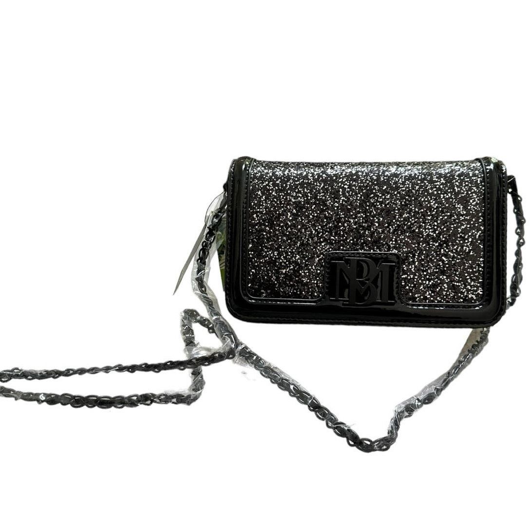 Badgley Mischka Badgley Mischka black silver glitter small crossbody clutch Size ONE SIZE - 2 Thumbnail