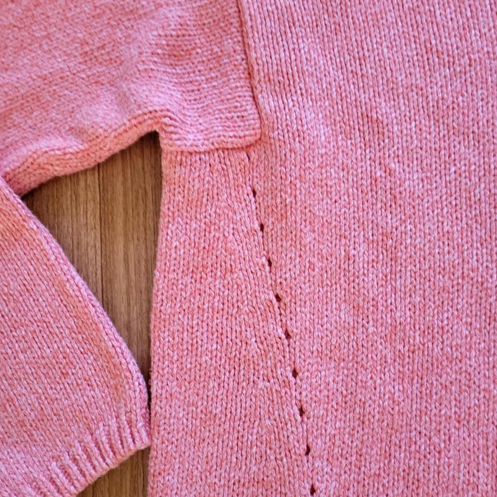 J. Jill J. Jill Sweater Shirt Top Womens Medium Pink Knit Classic Long Sleeve Round Neck Tight Knit Pullover Size M / US 6-8 / IT 42-44 - 6 Thumbnail