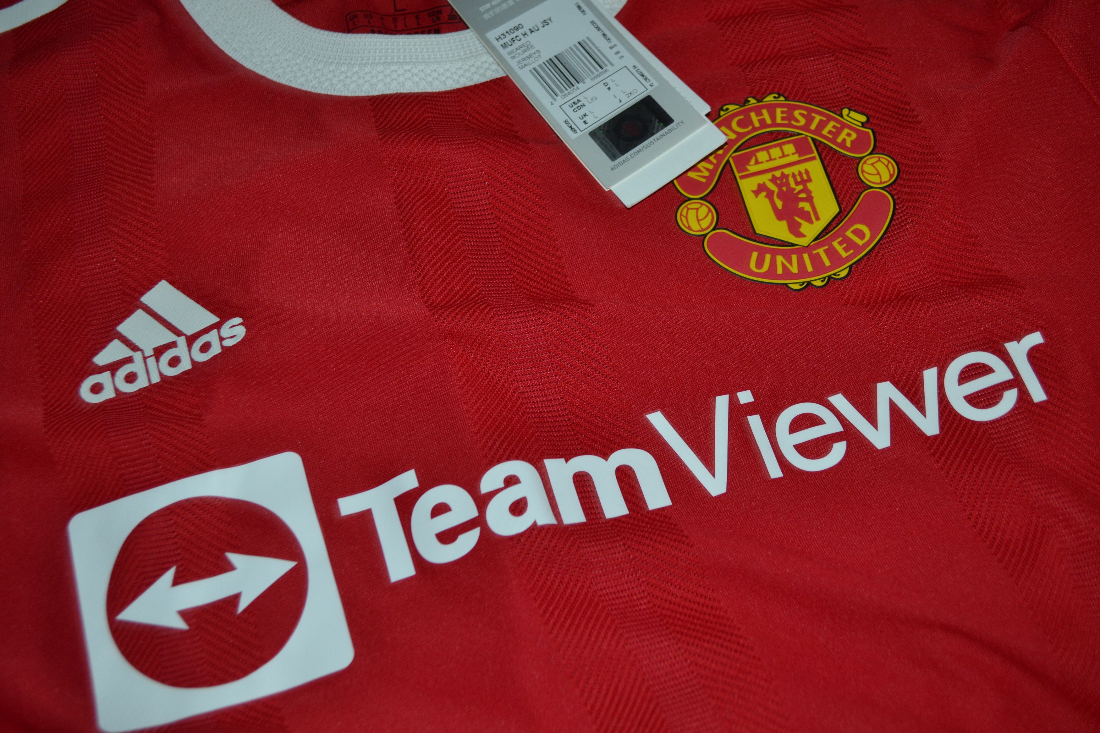 Adidas AUTHENTIC Ronaldo Manchester United Shirt 2021 2022 Jersey Size US L / EU 52-54 / 3 - 5 Thumbnail