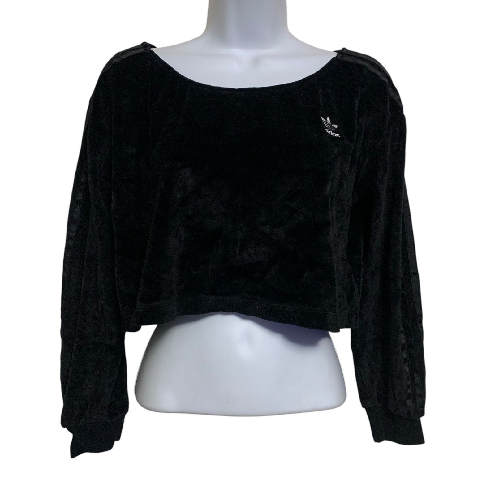 Adidas Adidas Off The Shoulder Hotsell Cropped Sweater Womens XS Size XS / US 0-2 / IT 36-38 - 3 Thumbnail