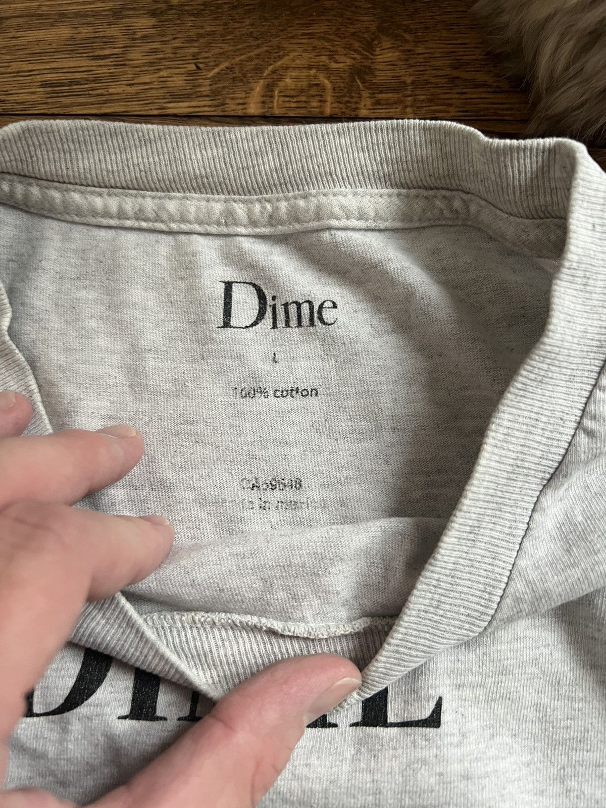 Dime Dime T-Shirt Gray Banana Skateboard Size US L / EU 52-54 / 3 - 2 Thumbnail