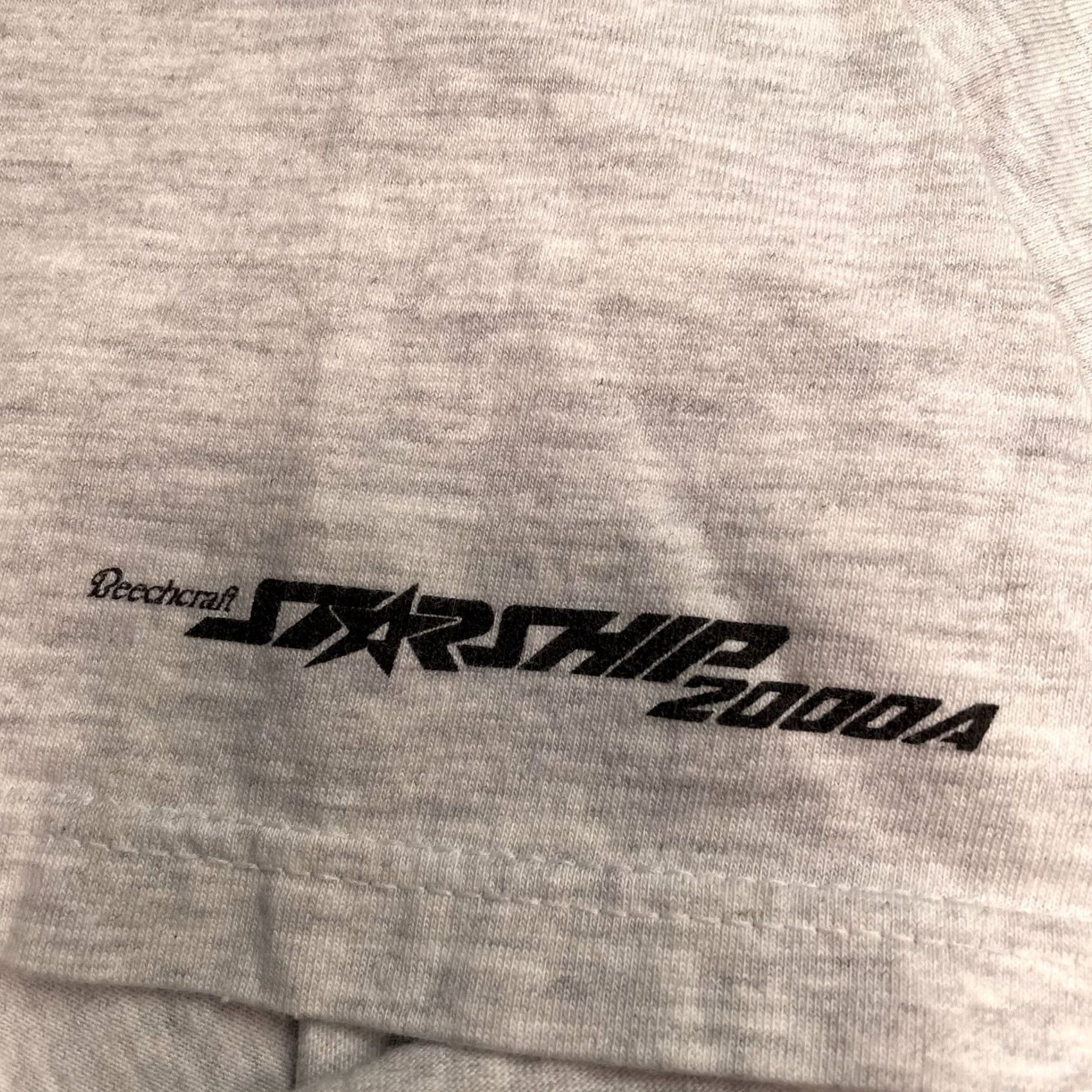Vintage Hollywood Beechcraft Starship Shirt Men XL Regncy Films California 2000s Planes Gray T-Shirt Mens Size US XL / EU 56 / 4 - 3 Thumbnail