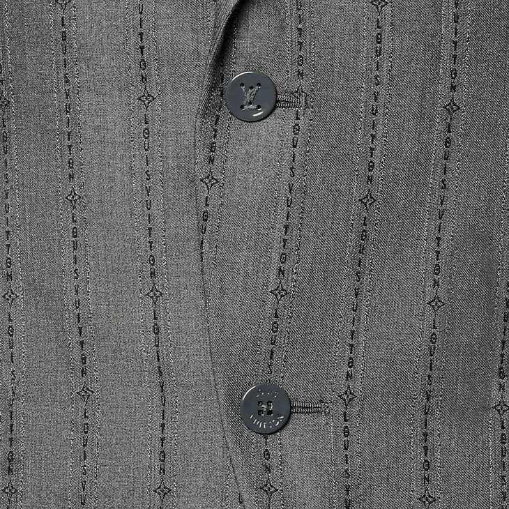 Louis Vuitton Single-Breasted Wool Pont Neuf Cutaway Jacket - 46 XS Size 46S - 5 Thumbnail
