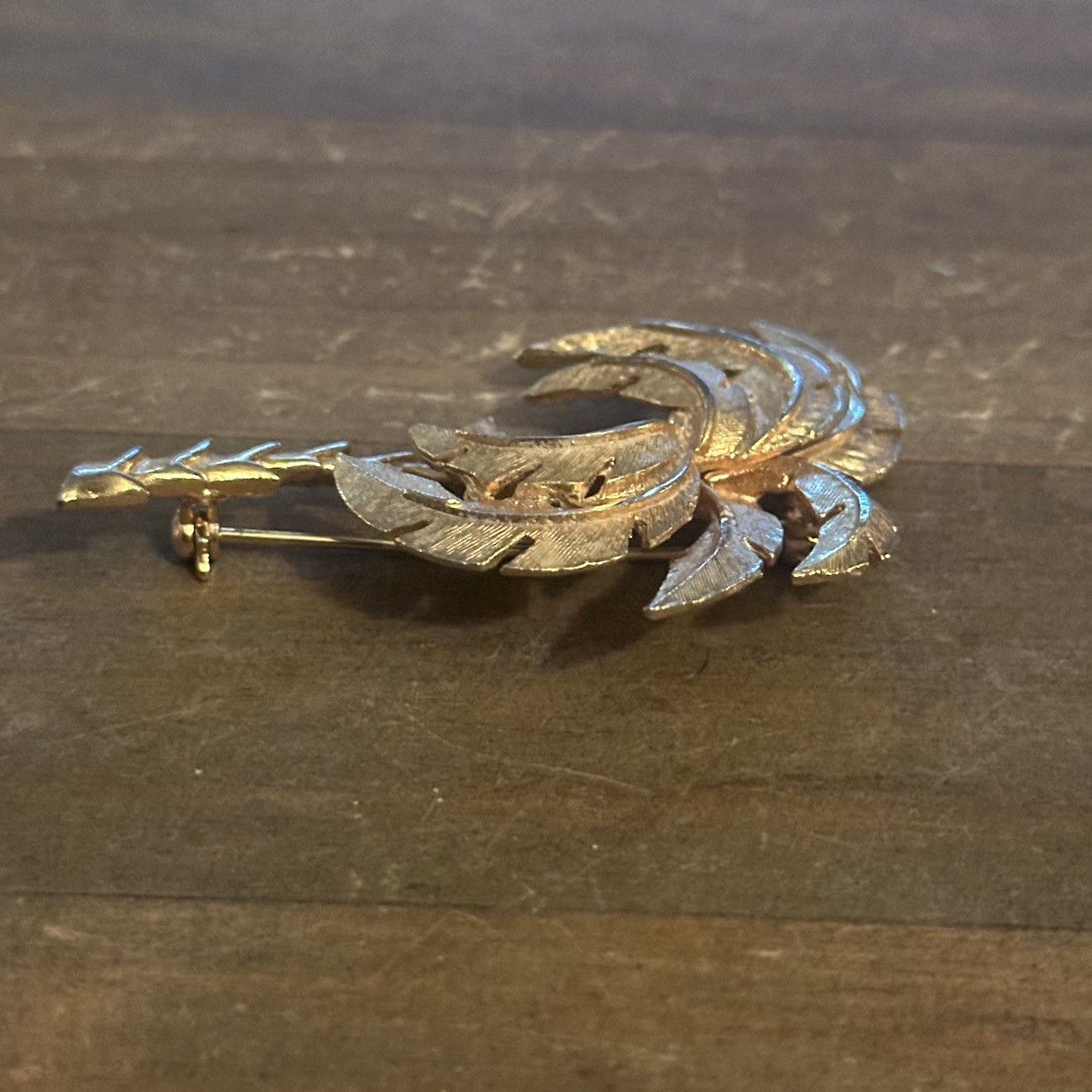 Vintage Vintage golden palm tree brooch Size ONE SIZE - 4 Thumbnail