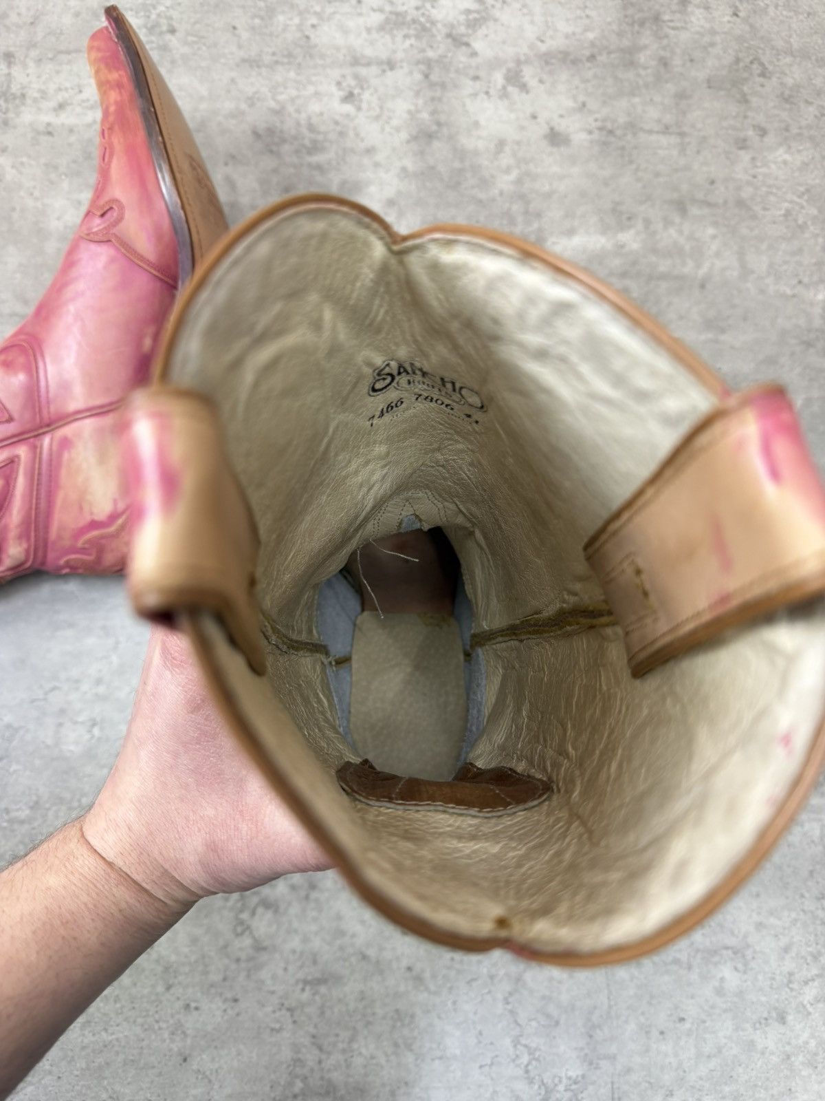 Sancho Boots Sancho Boots Custom Dyed Pink Western Cowboy Boots EU 41 Size US 11 / IT 41 - 14 Thumbnail