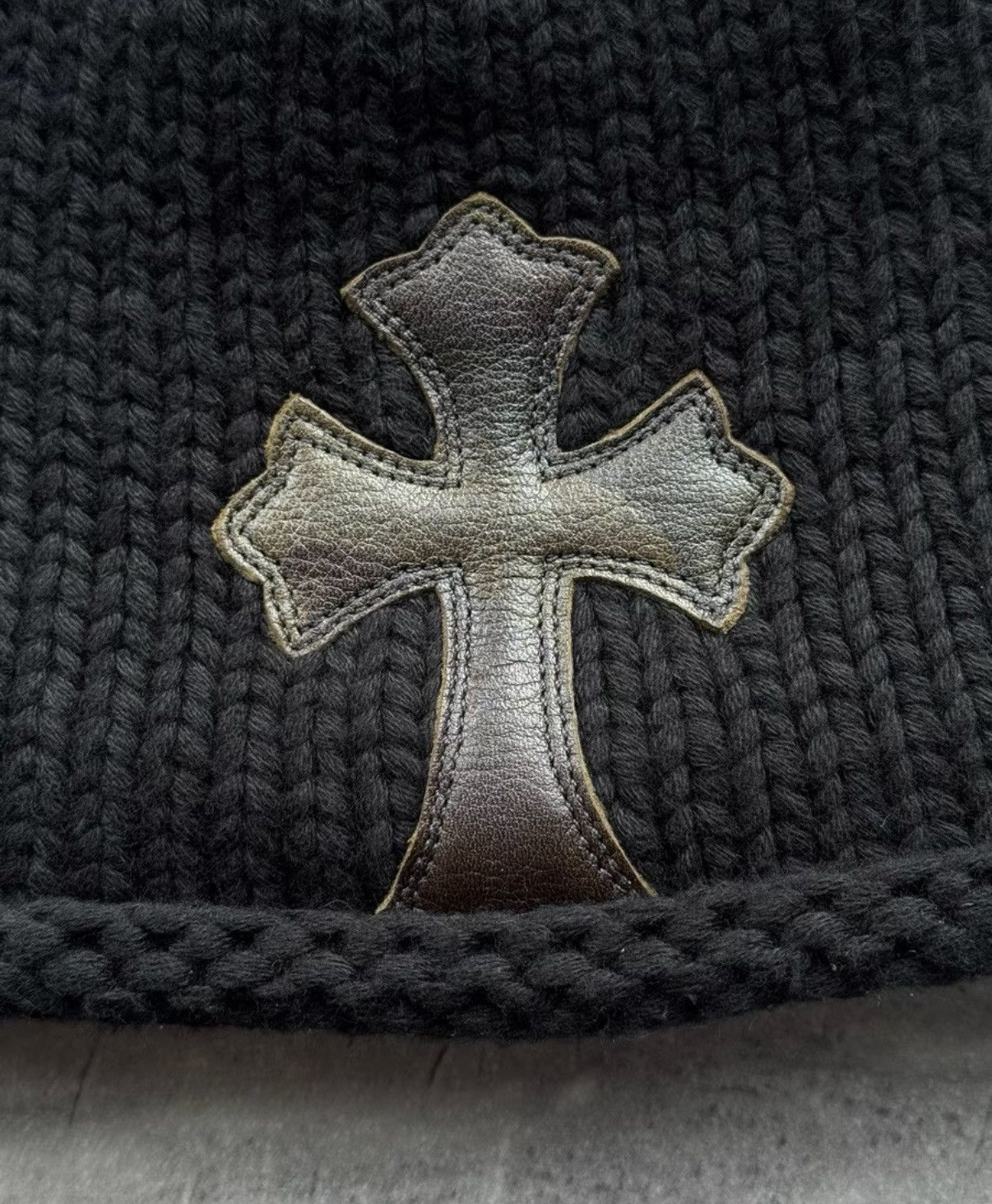 Chrome Hearts Chrome Hearts Camouflage Cross Leather Applique Beanie Size ONE SIZE - 3 Thumbnail