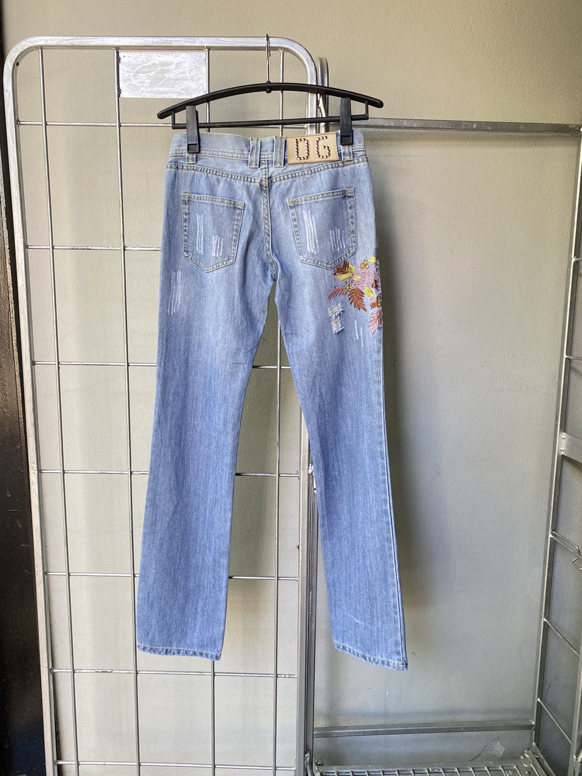 Dolce & Gabbana Dolce & Gabbana Y2K embroidery denim jeans Size 29" - 8 Thumbnail