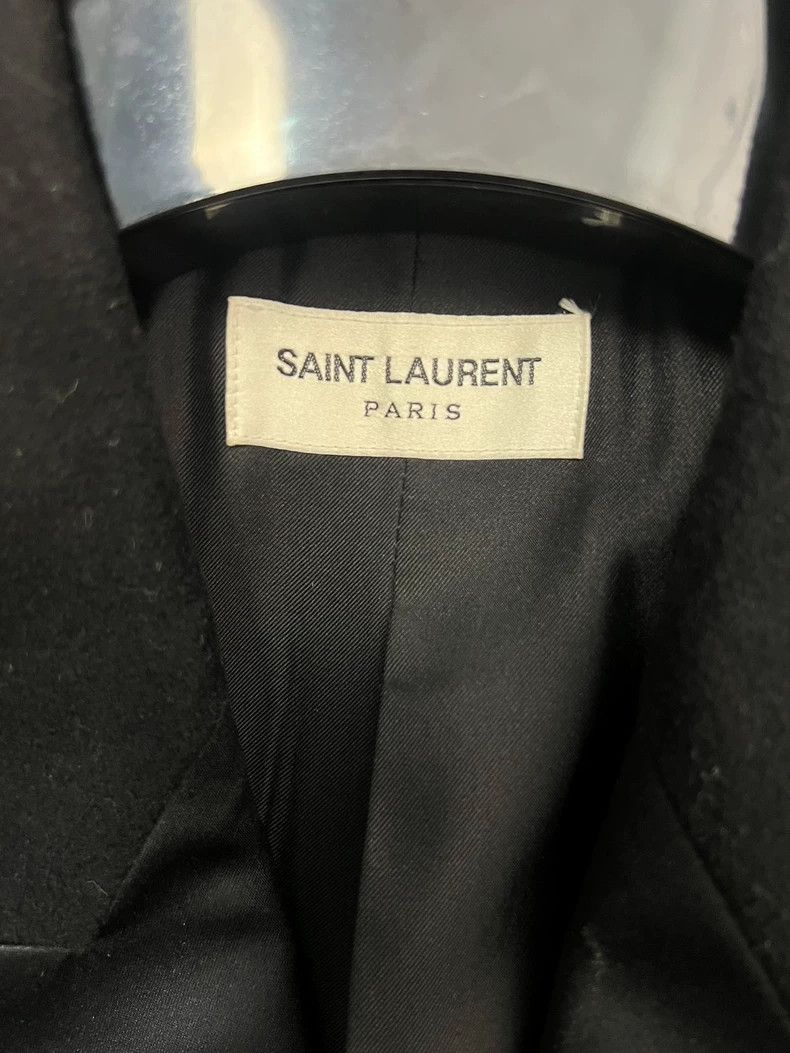 Saint Laurent Paris Saint Laurent Paris Fall/Winter 20 Satin Gun Neck Double B Size XS / US 0-2 / IT 36-38 - 3 Thumbnail