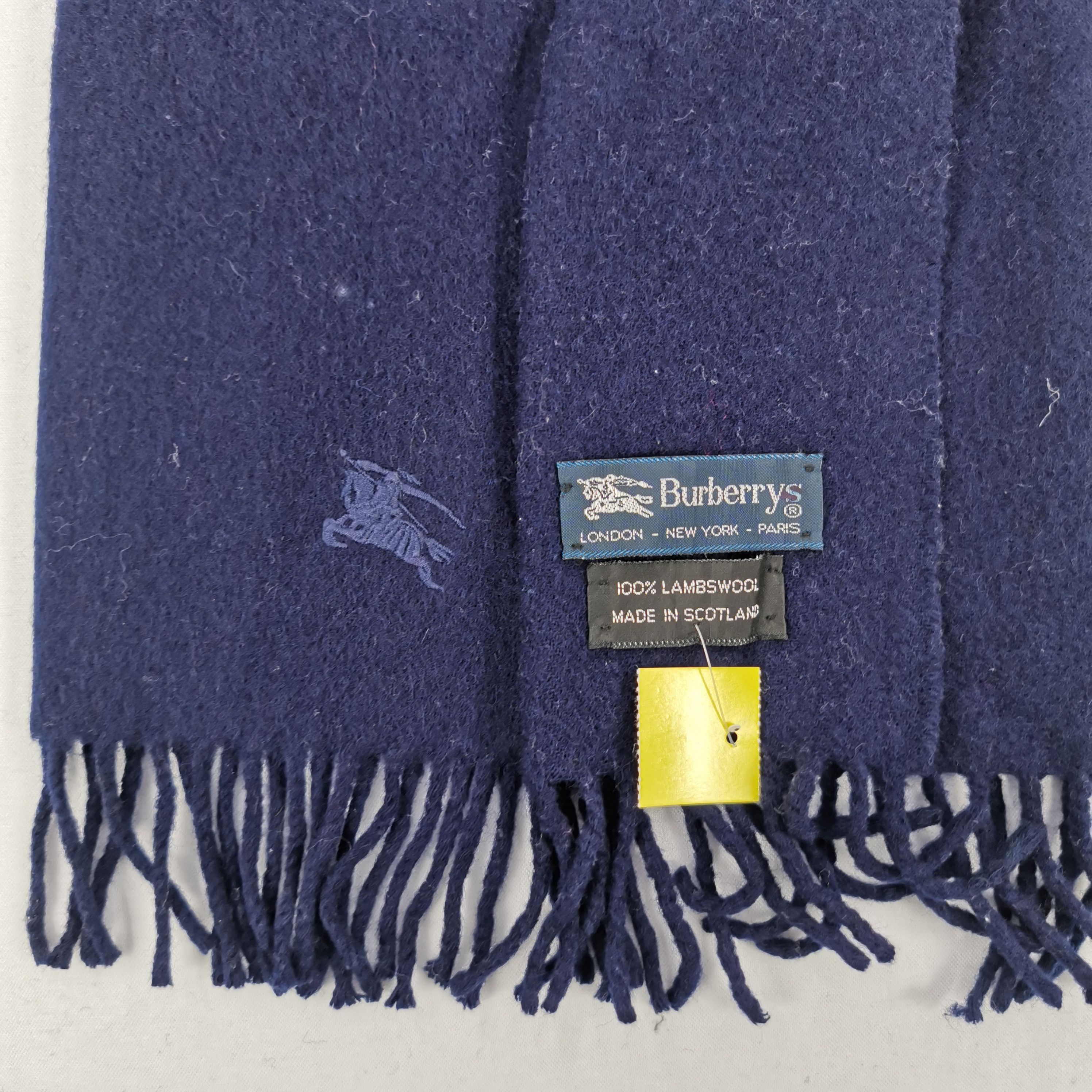 Burberry × Vintage Vintage Burberry Scarf Wool Cashmere Scarves. Size ONE SIZE - 4 Thumbnail